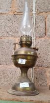BRASS TWIN BURNER OIL LAMP BODY WITH DENTS