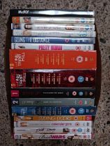 CARTON WITH MISC DVD'S INCL;