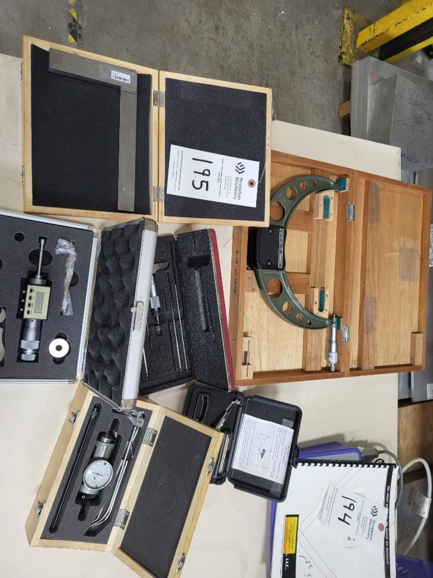 INSPECTION - ASSORTED MEASURING DEVICES; MITUTOYO MICROMETER ETC - Image 2 of 9