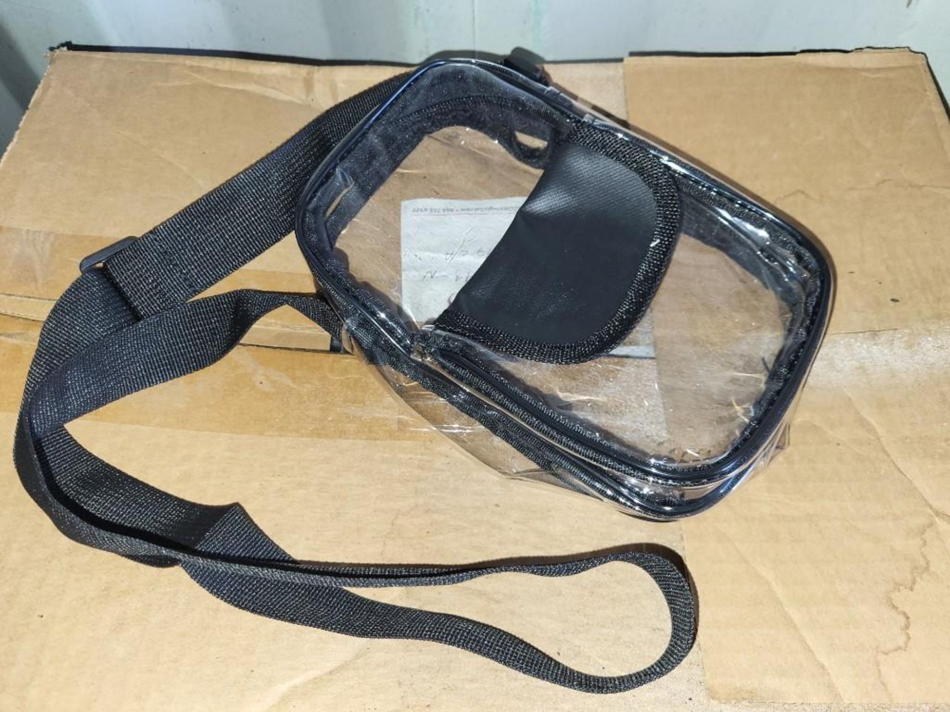 COVID PPE - TRANSPARENT ZIPPER BAGS WITH POUCH