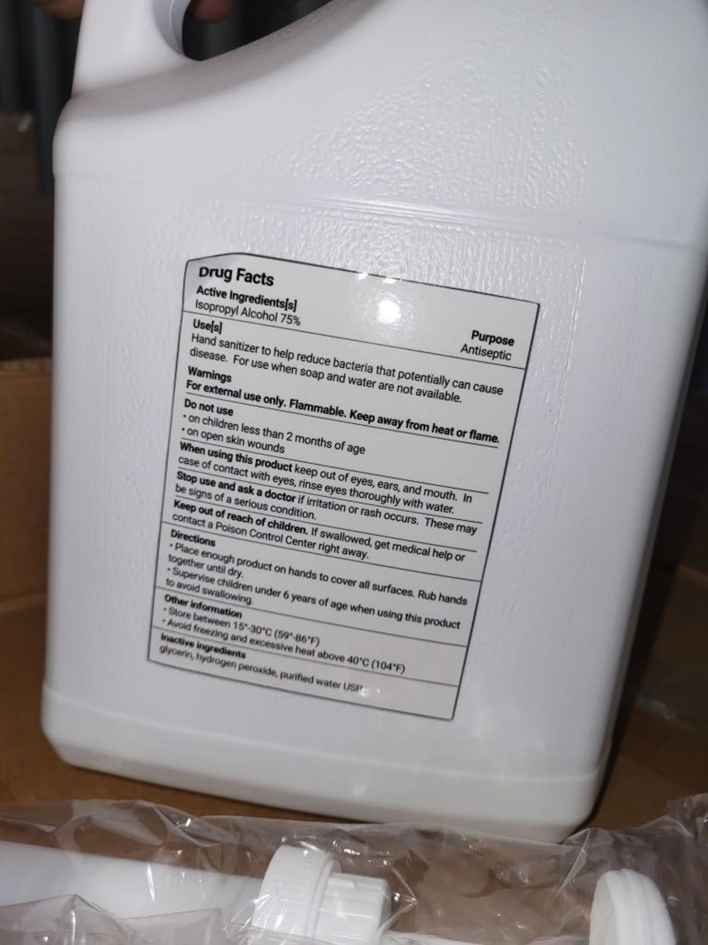 COVID PPE - 192 GALLONS OF HAND SANITIZER WITH PUMPS - Image 4 of 4