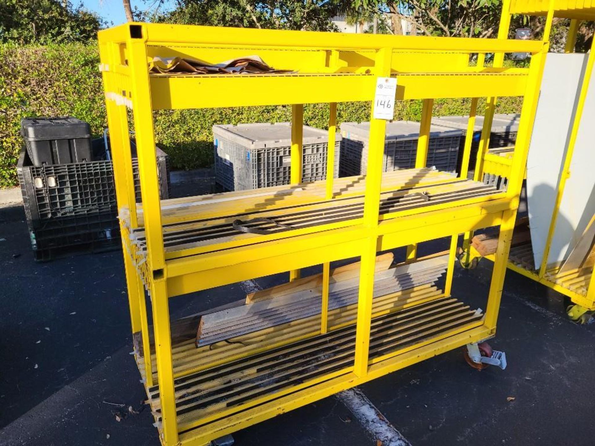 METAL STOCK - METAL SHEET STOCK RACK FOR DIFFERENT SIZE SHEETS
