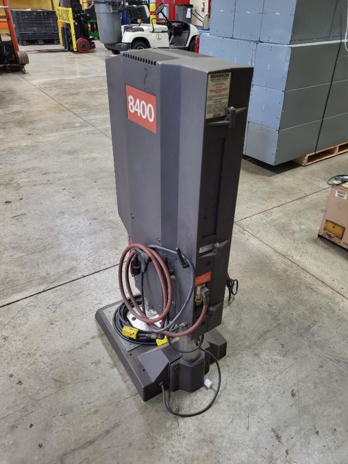 MACHINERY - BRANSON 8400 SERIES ULTRASONIC WELDER WITH E-150C ULTRASONIC WELDING POWER SUPPLY - Image 7 of 10