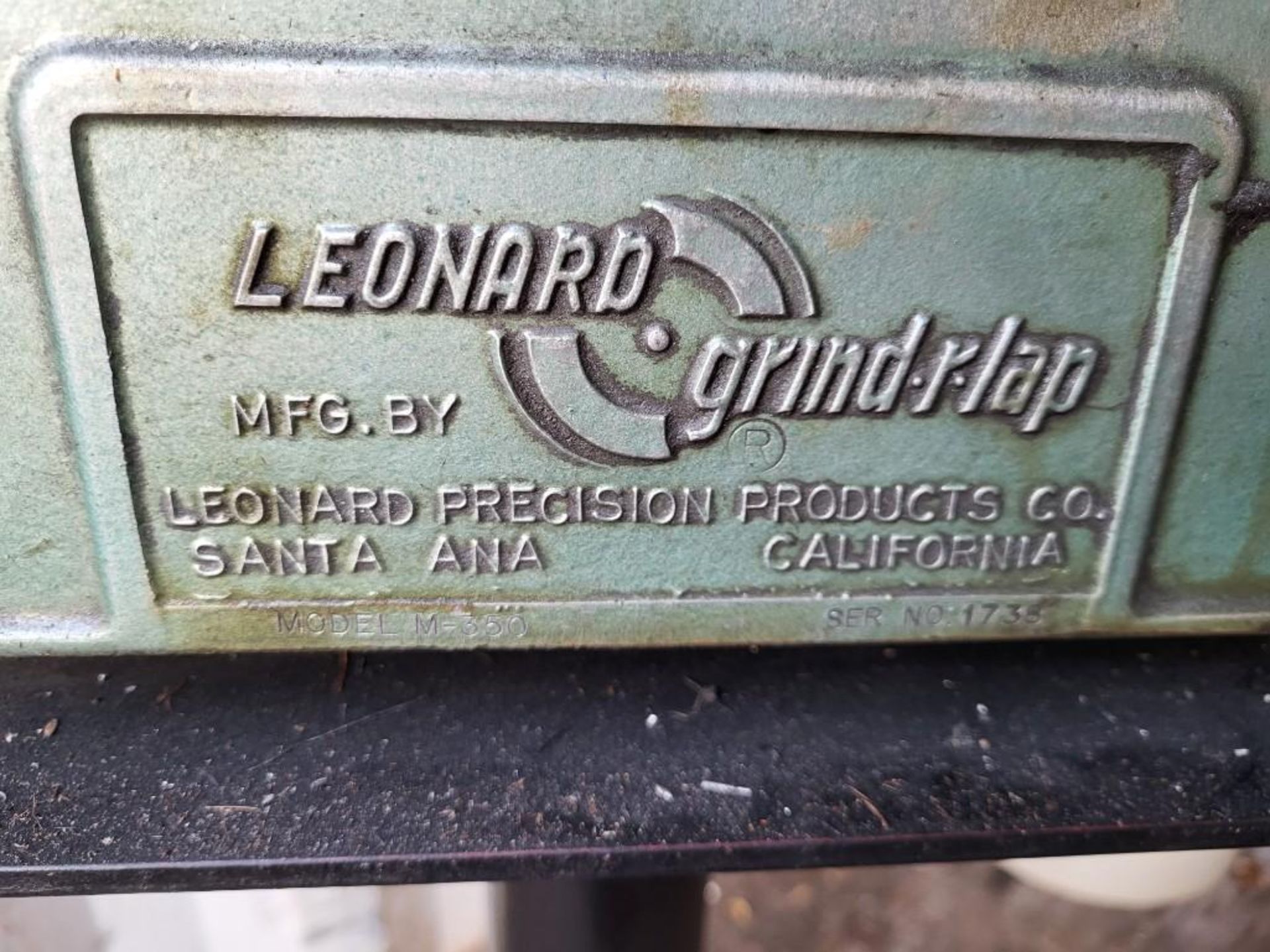 TOOLS - LEONARD GRINDRLAP GRINDER - Image 3 of 4