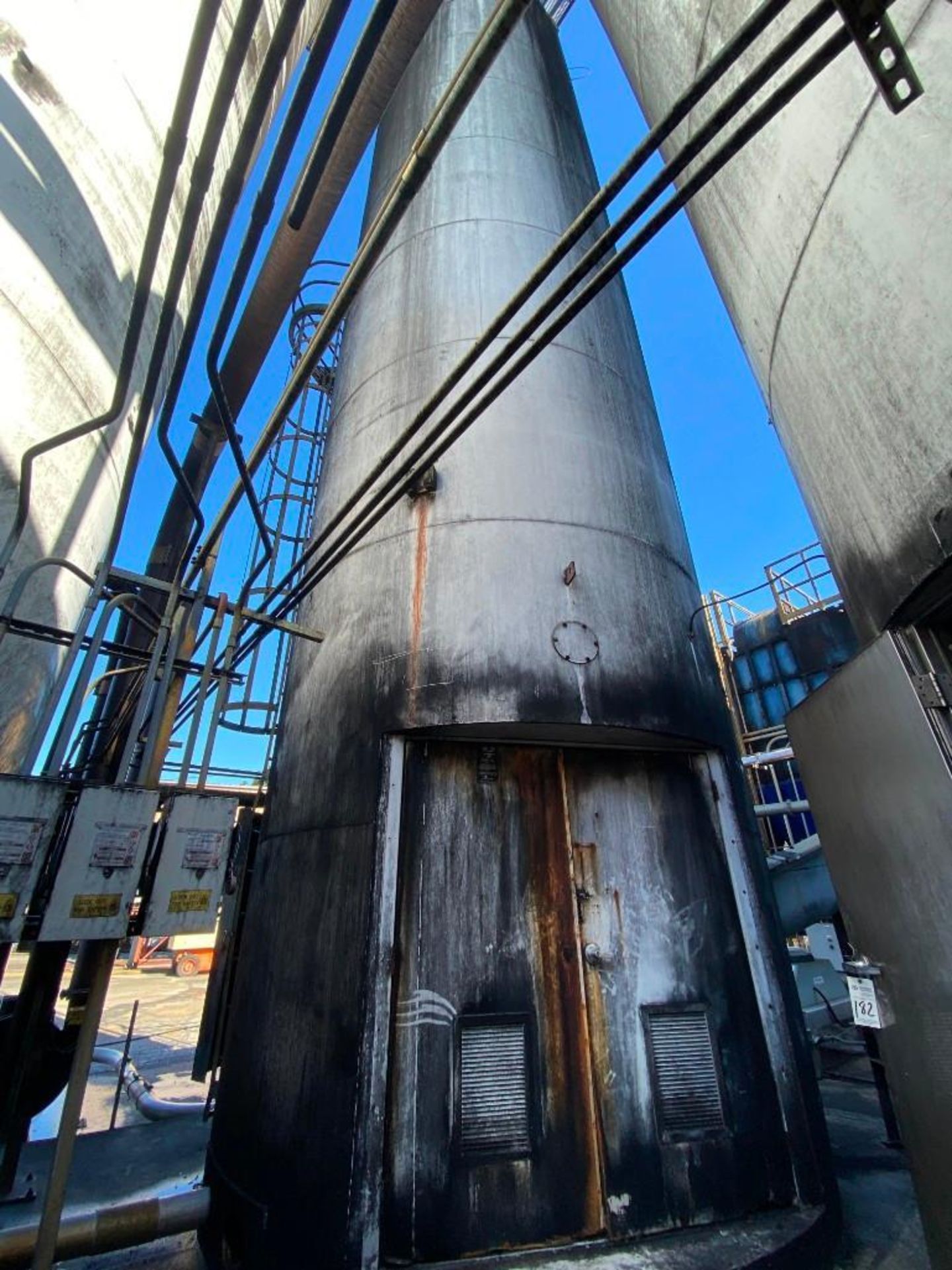 PEABODY 4,460 CUBIC FT. SILO; APPROX 53'H X 12'D W/ ROTARY AIR LOCK