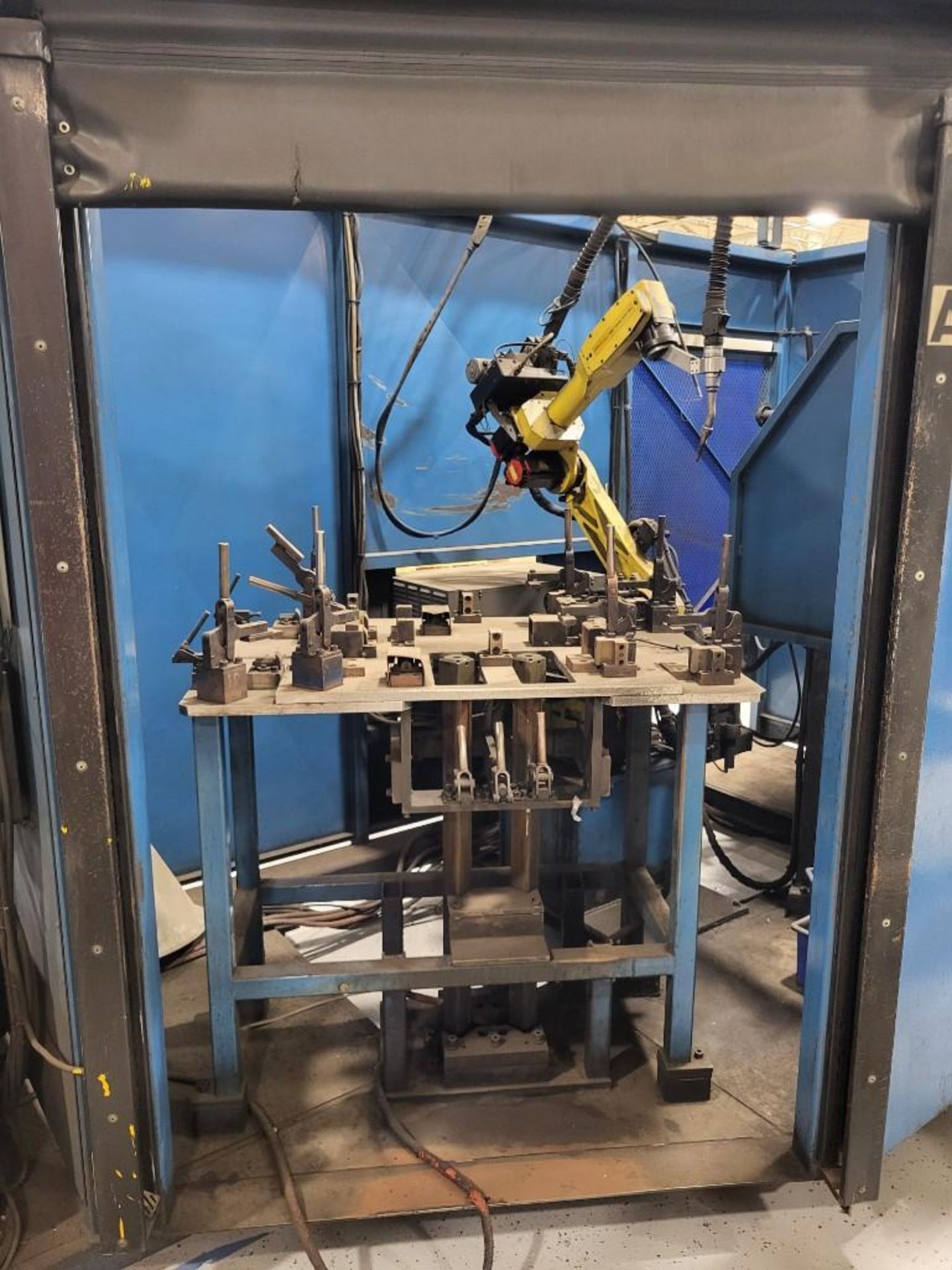 BANNER ROBOTIC WELDING CELL; FANUC ARCMATE 100IBE; LINCOLN ELECTRIC POWER WAVE 455M - Image 3 of 28