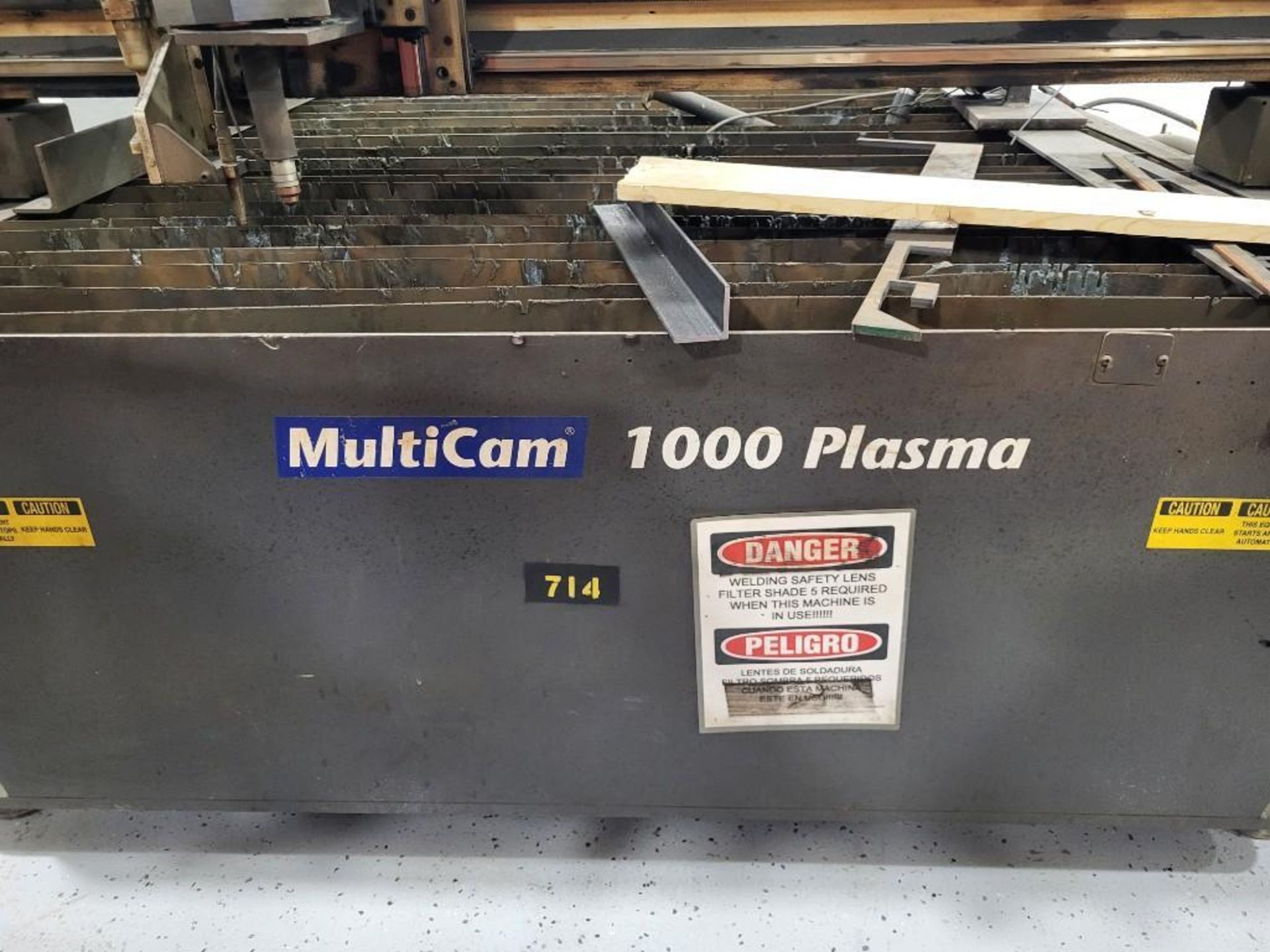 MULTICAM 1000 PLASMA CUTTER; HYPERTHERM POWERMAX 1650 PLASMA CUTTER - Image 4 of 16
