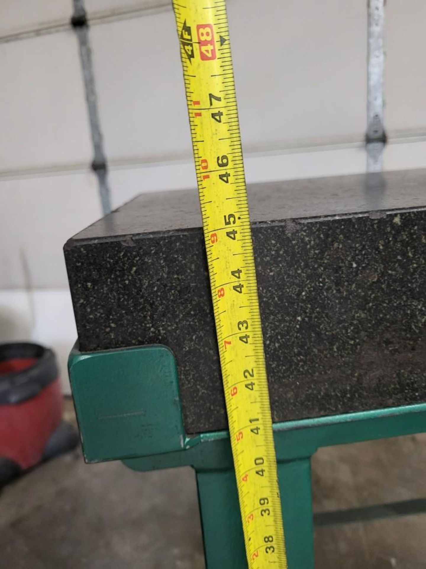 BLACK GRANITE INSPECTION TABLE WITH STAND - Image 8 of 8