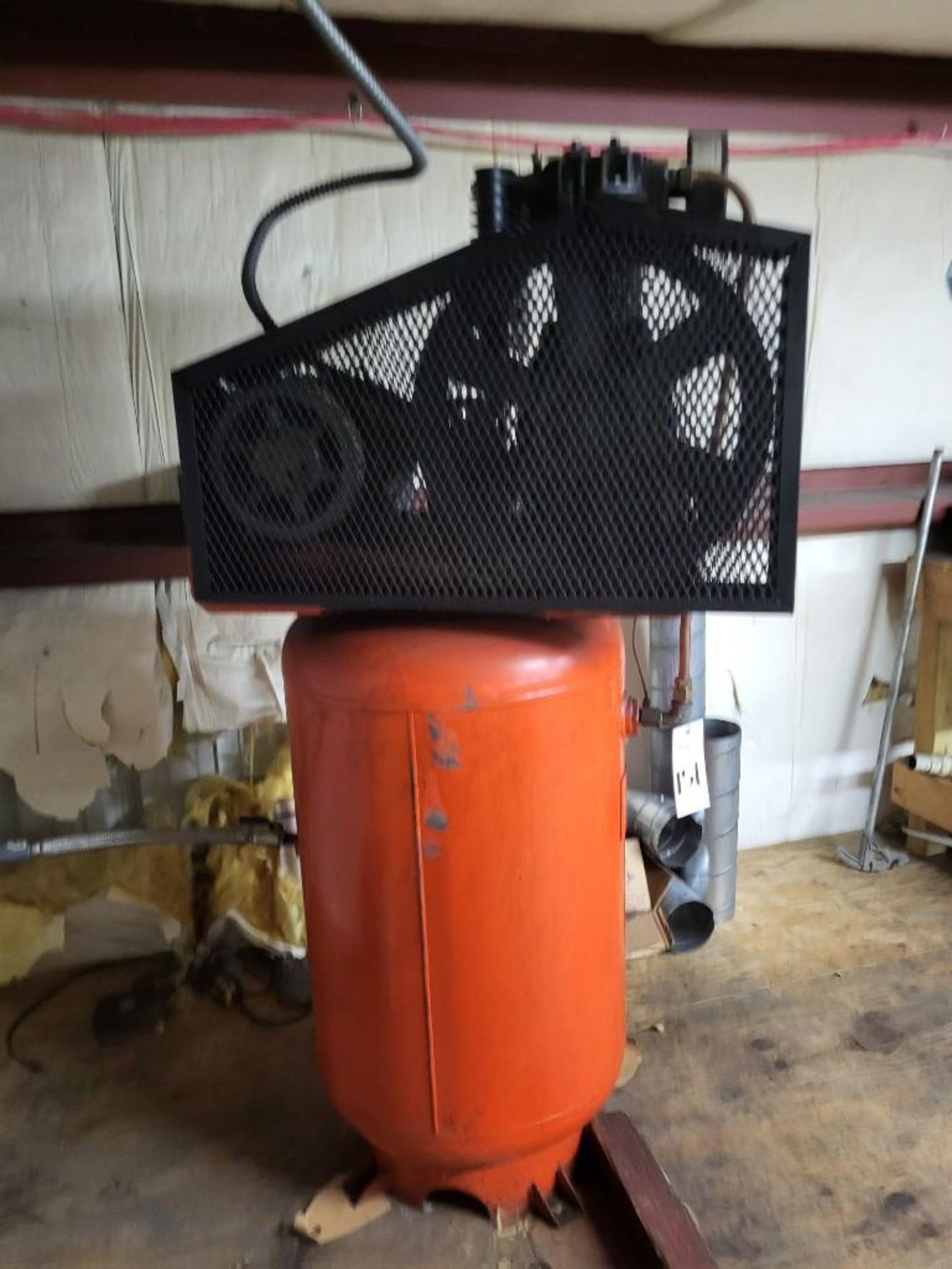 DEVILBISS MODEL 247 AIR COMPRESSOR WITH 73 GALLON TANK - Image 2 of 8