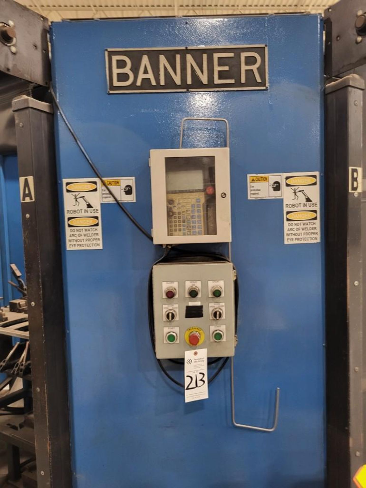 BANNER ROBOTIC WELDING CELL; FANUC ARCMATE 100IBE; LINCOLN ELECTRIC POWER WAVE 455M - Image 23 of 28