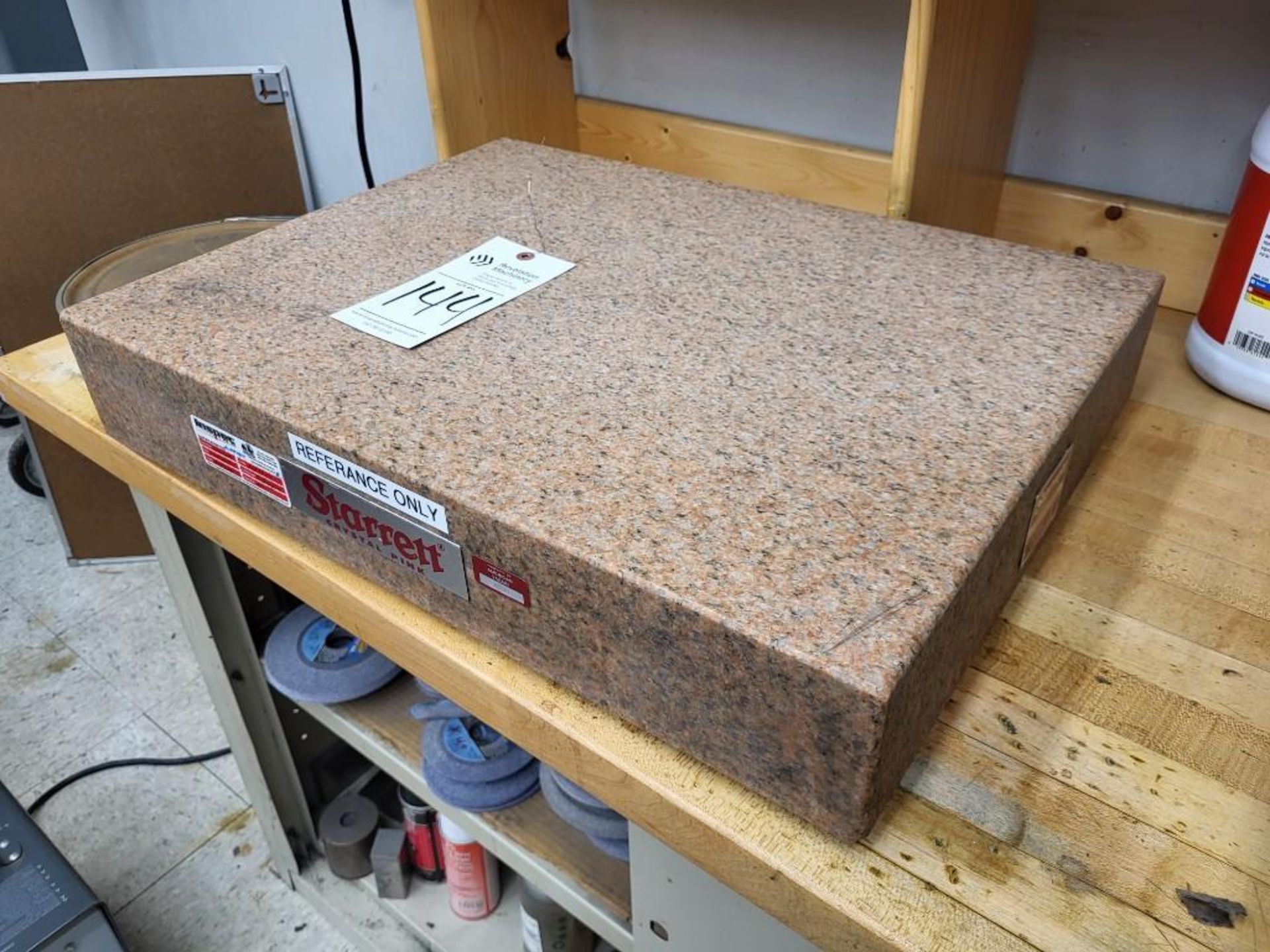 STARRETT PINK GRANITE INSPECTION PLATE 18" X 24" X 6"