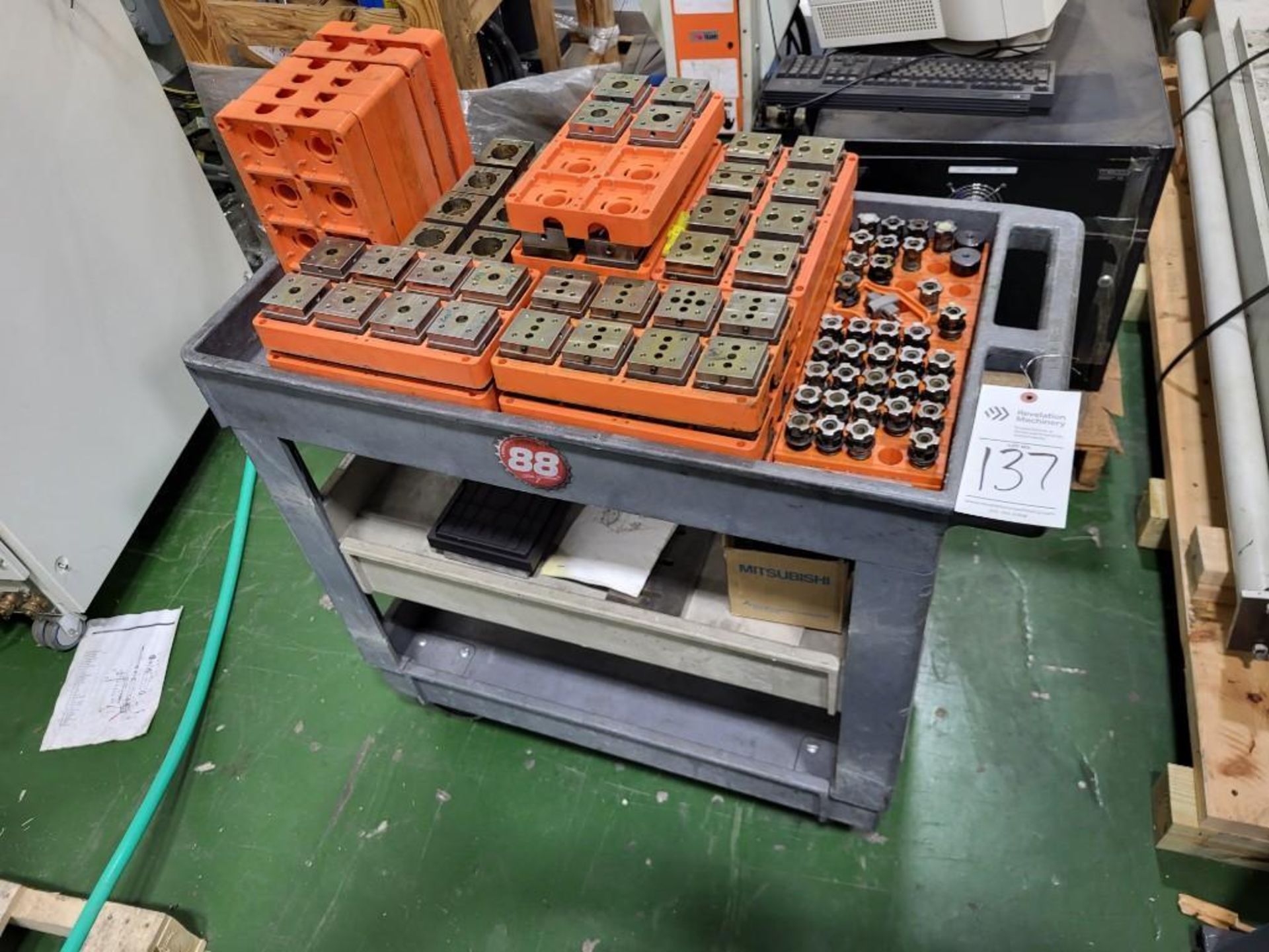 SYSTEM 3R EDM TOOLING AND ACCESSORIES CART