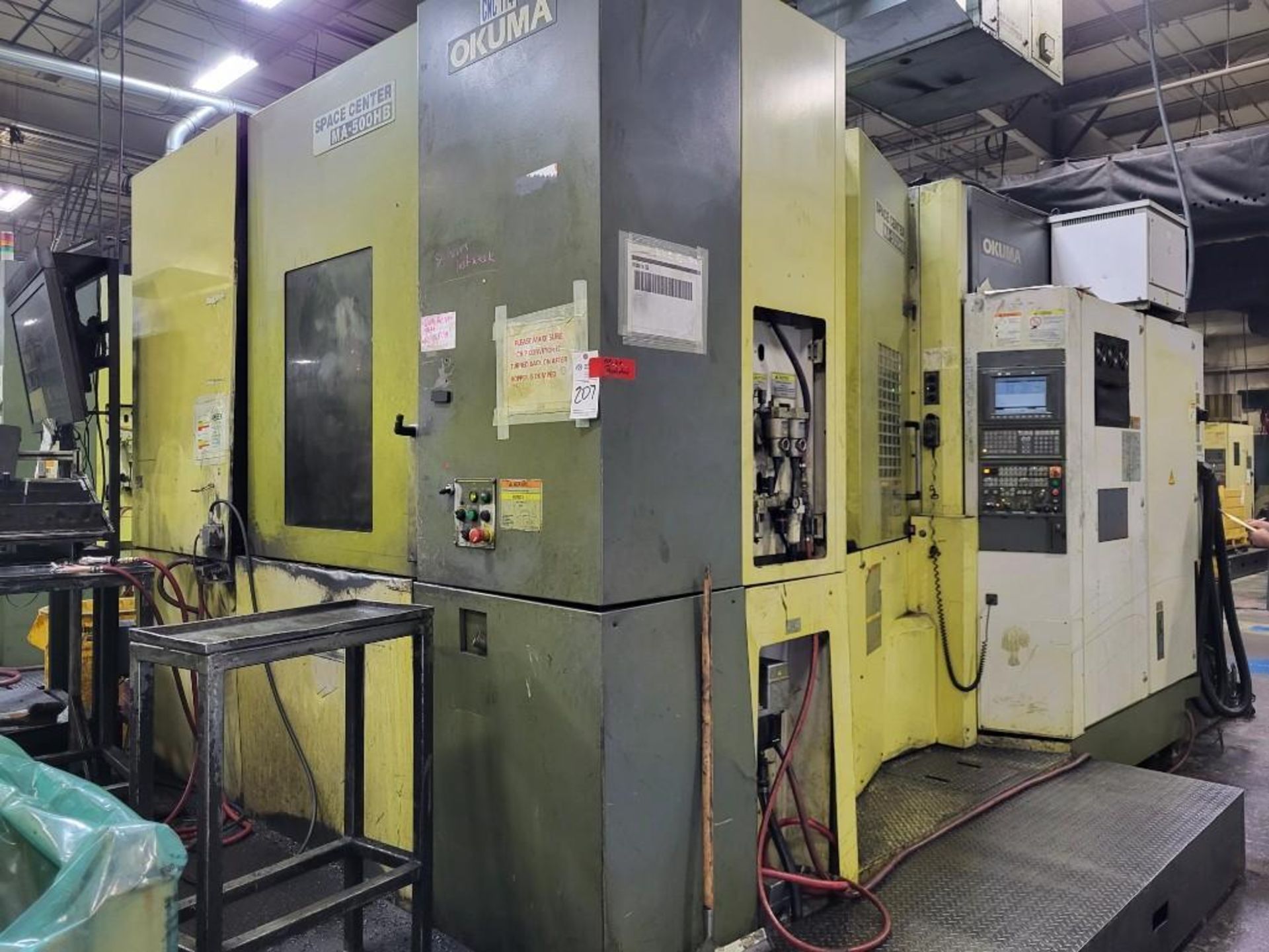 OKUMA MA-500HB HORIZONTAL MACHINING CENTER, 2004; SN 106145