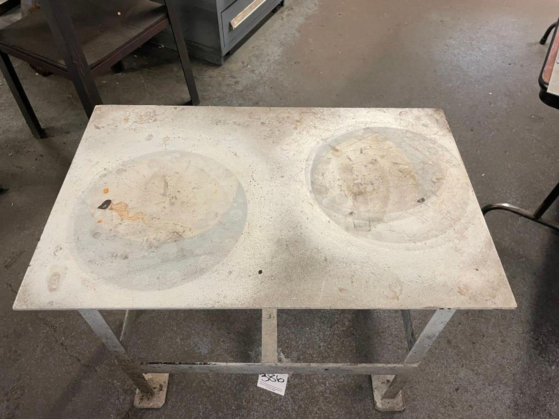 2' X 3' METAL SHOP TABLE - Image 4 of 4