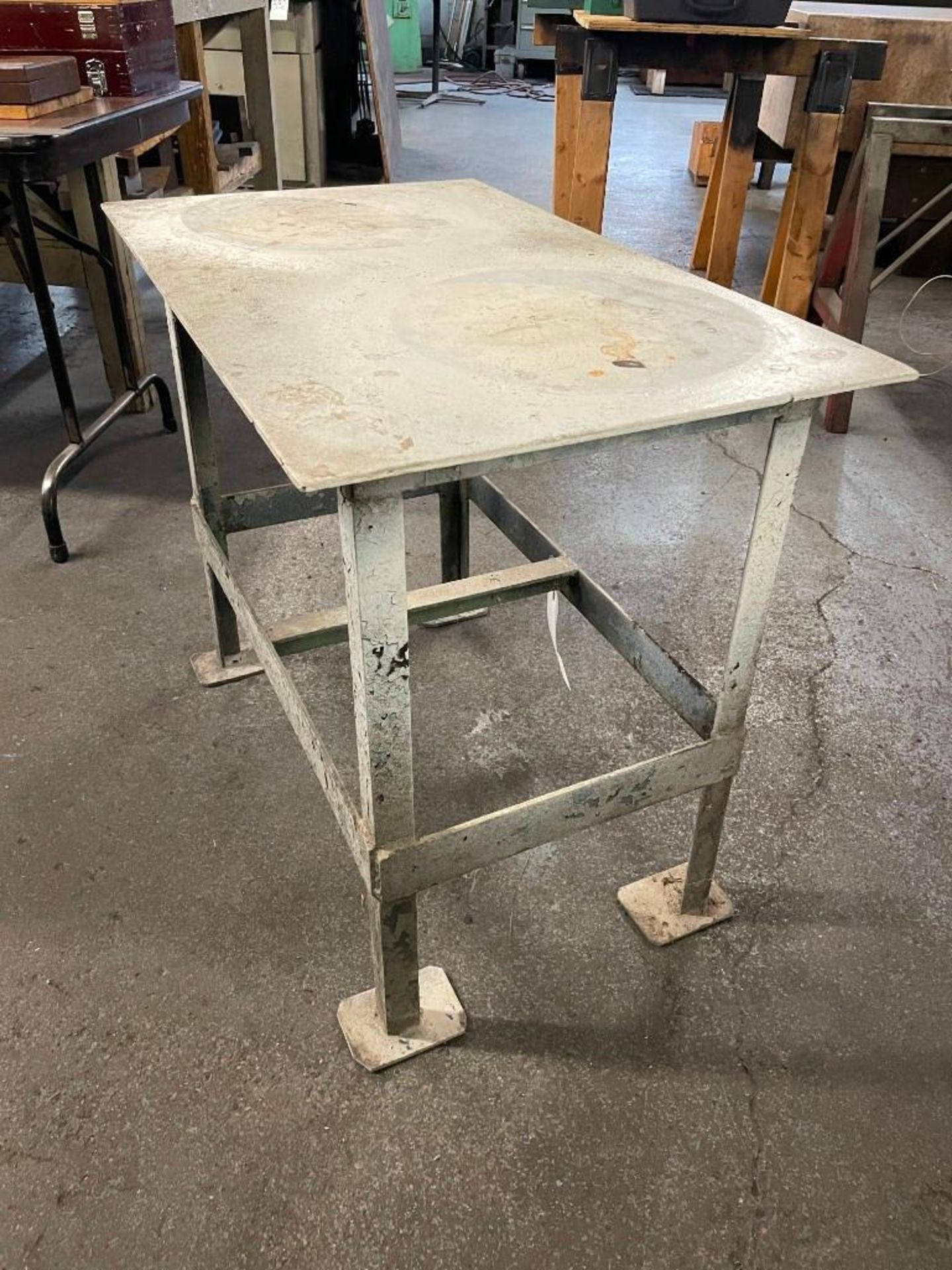 2' X 3' METAL SHOP TABLE - Image 2 of 4
