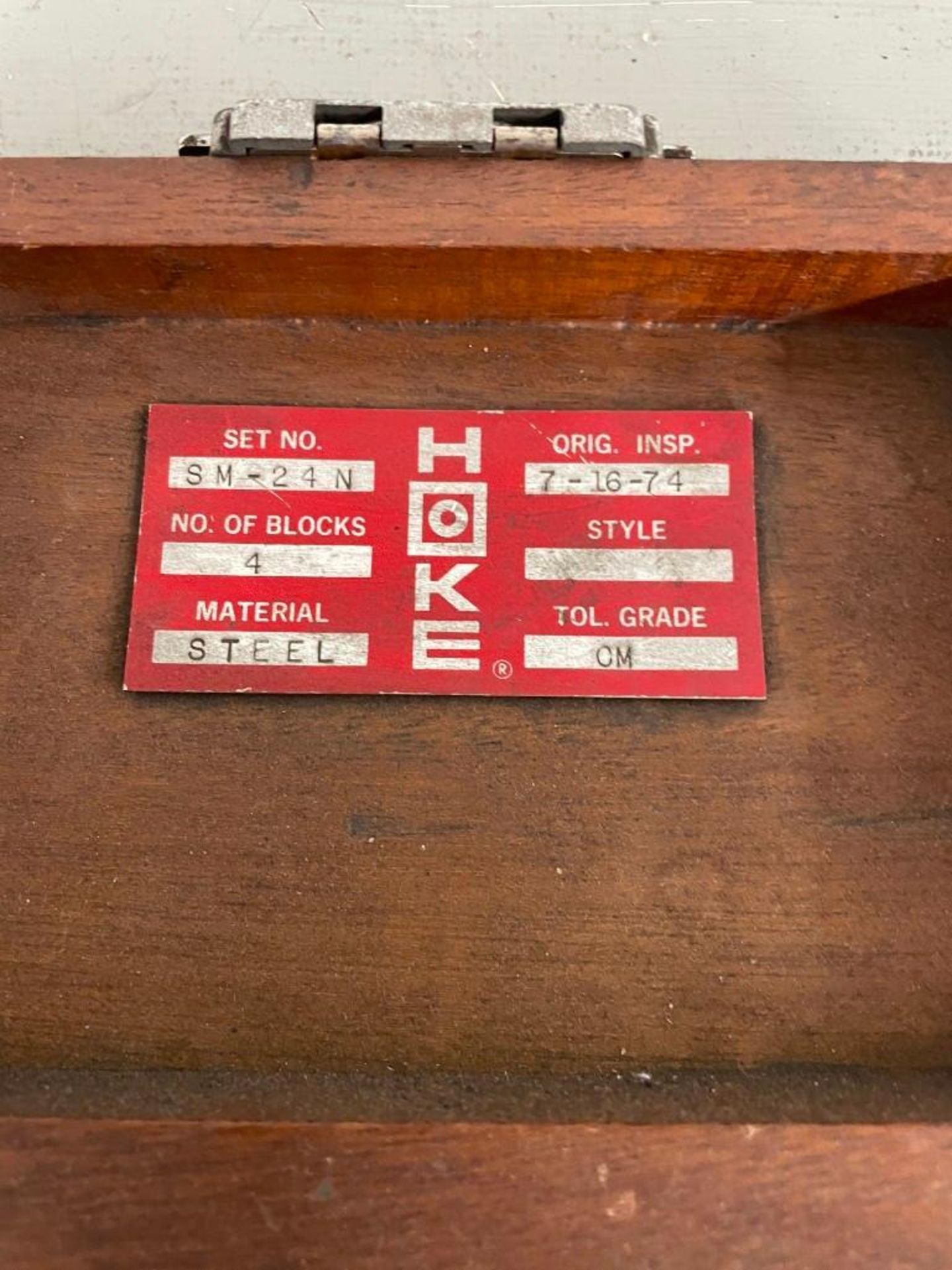 WHEEL DRESSER, INSPECTION BLOCKS AND DIAL CALIPER - Image 6 of 6