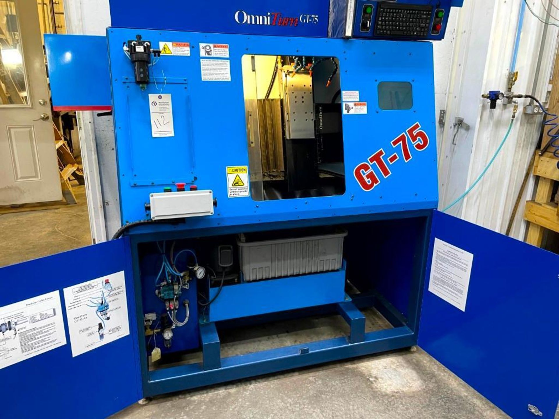 OMNI TURN GT-75 GANG TOOL CNC TURNING CENTER, 2020 - Image 8 of 20