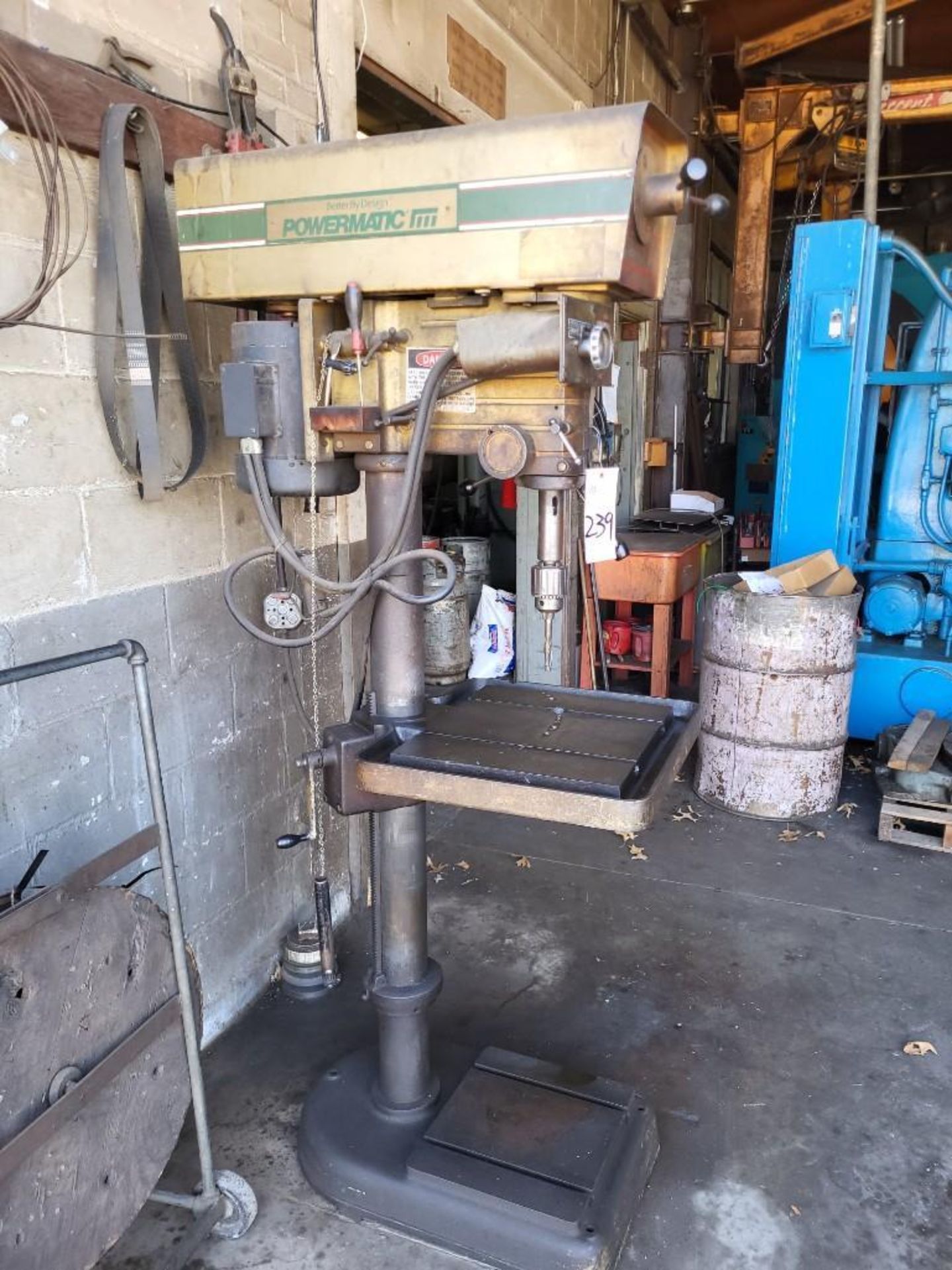 POWERMATIC MODEL 1200 3HP DRILL PRESS; 3 PHASE - Image 2 of 10