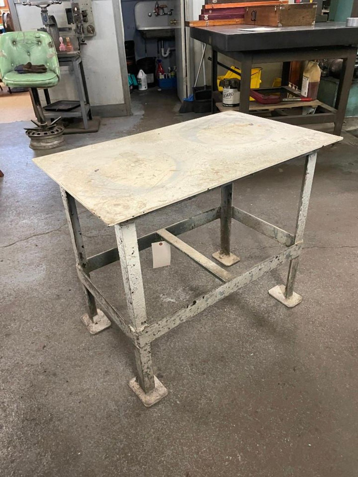 2' X 3' METAL SHOP TABLE - Image 3 of 4
