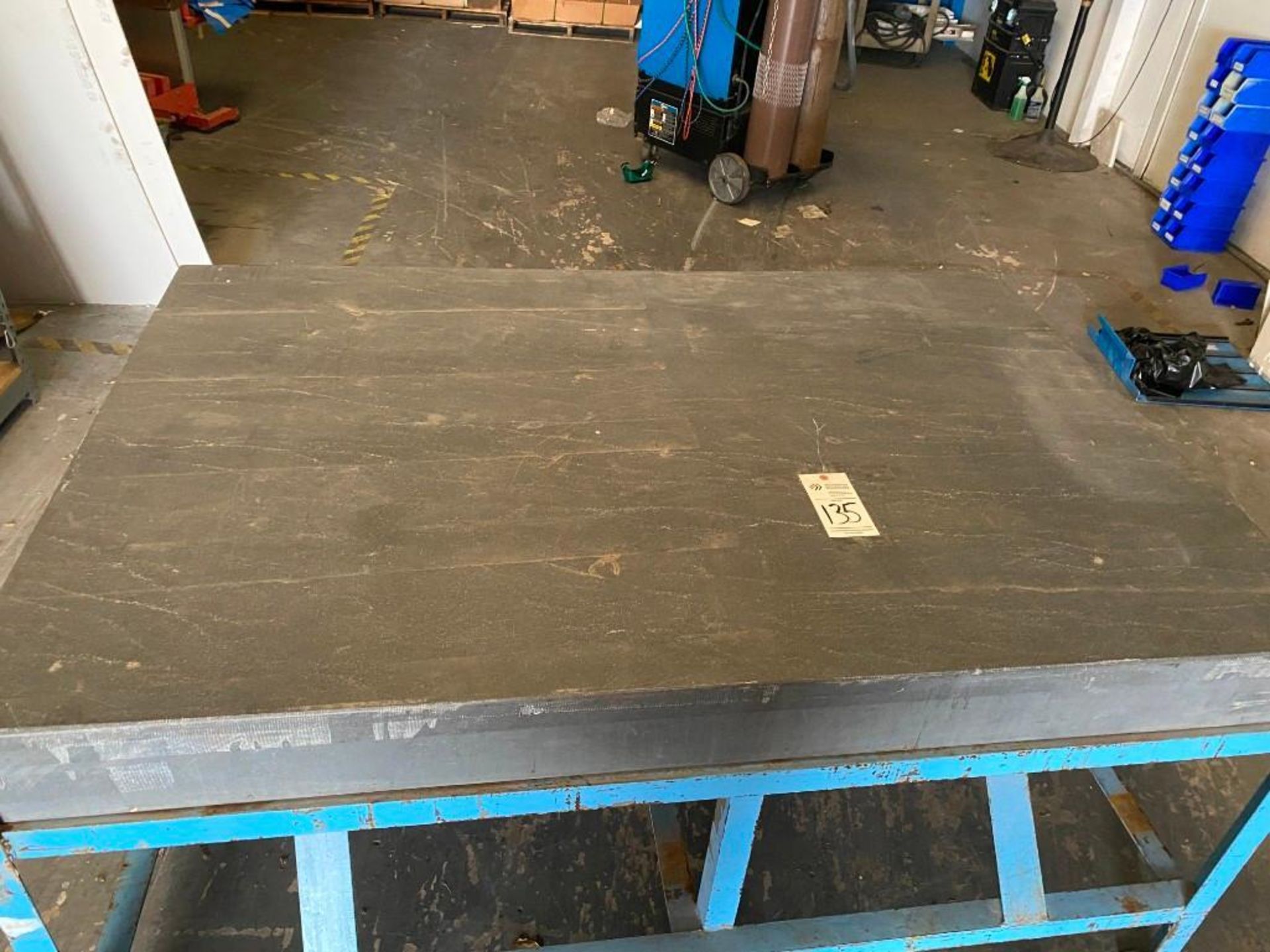48" X 96" GRANITE WITH STAND BR INSPECTION TABLE - Image 2 of 2