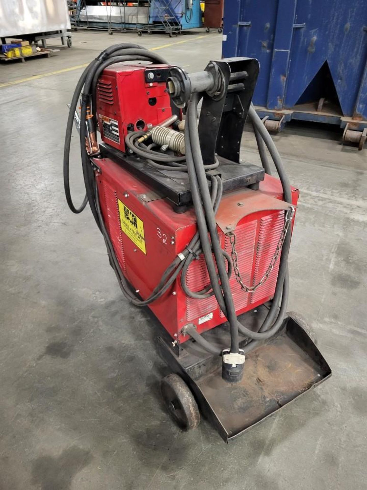 LINCOLN ELECTRIC CV-300 MIG WELDER WITH LN-7 WIRE FEEDER - Image 3 of 11