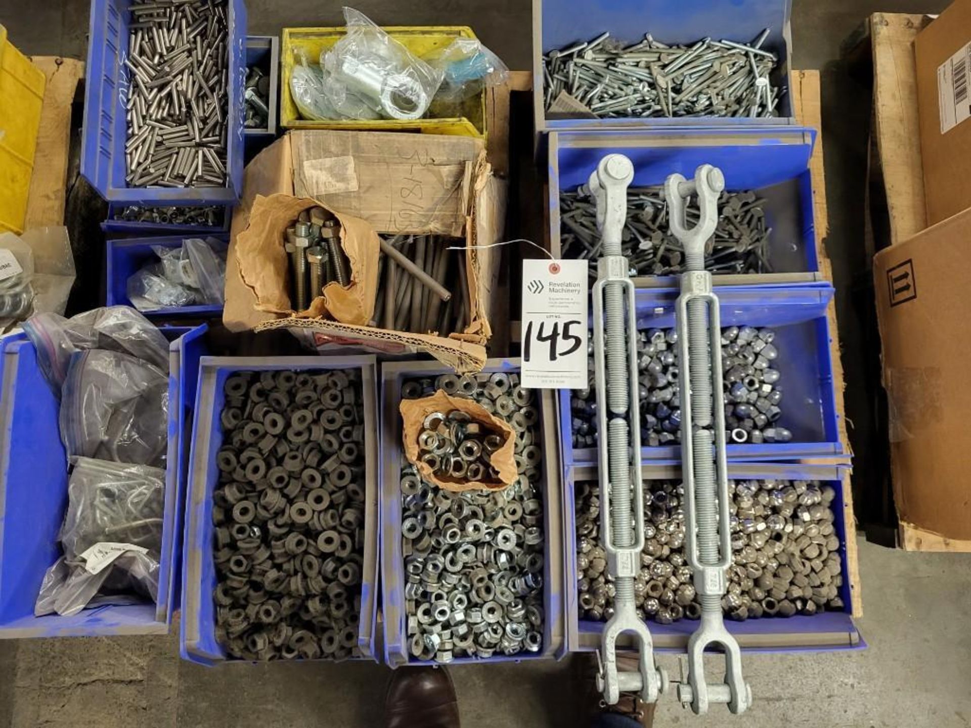 HARDWARE BINS - CAP NUTS, BOLTS, PINS