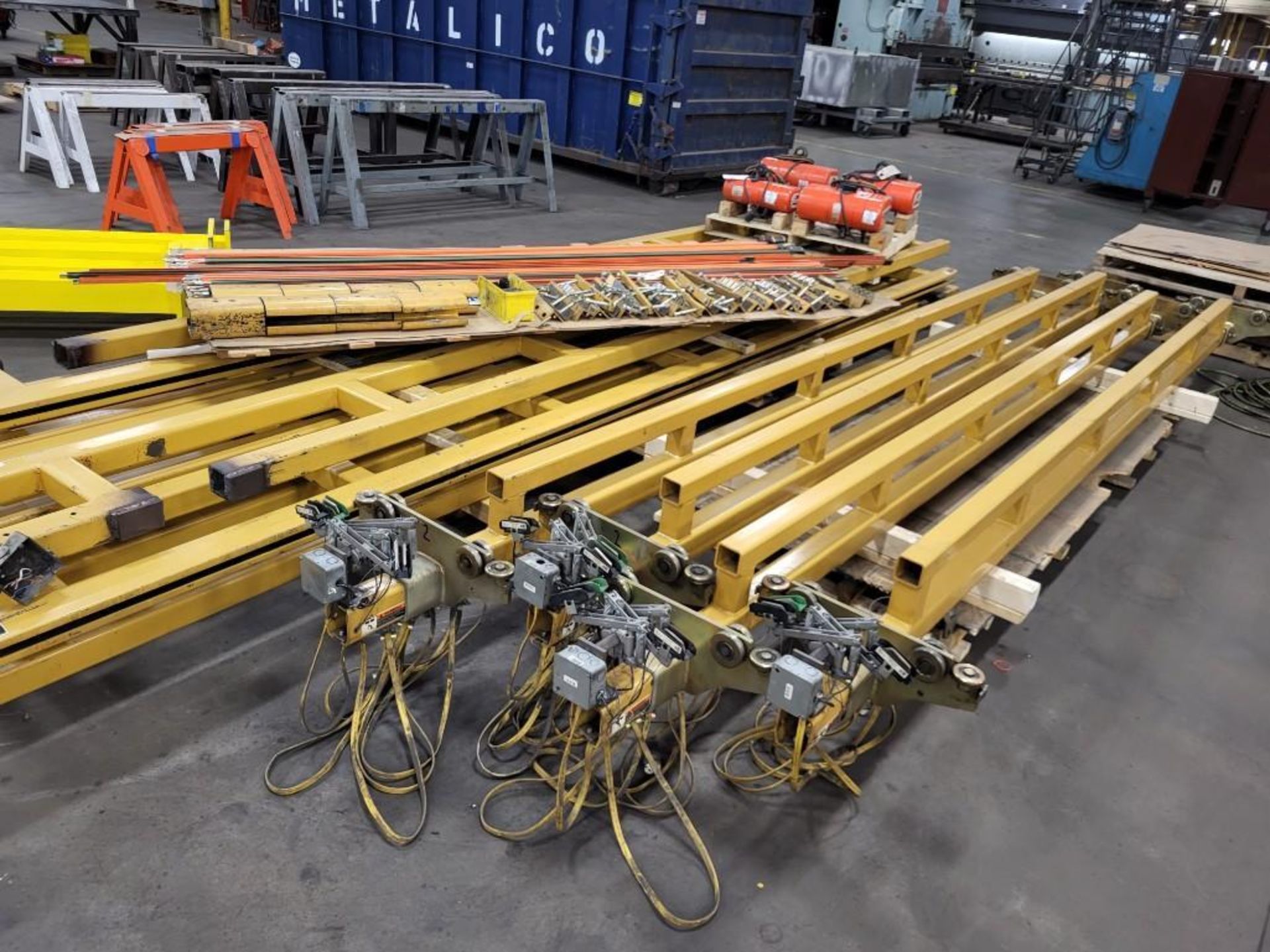 SPANCO OVERHEAD BRIDGE CRANE SYSTEM ; 20'W X 80'L, WITH 4 CM CHAIN HOISTS - Image 17 of 17