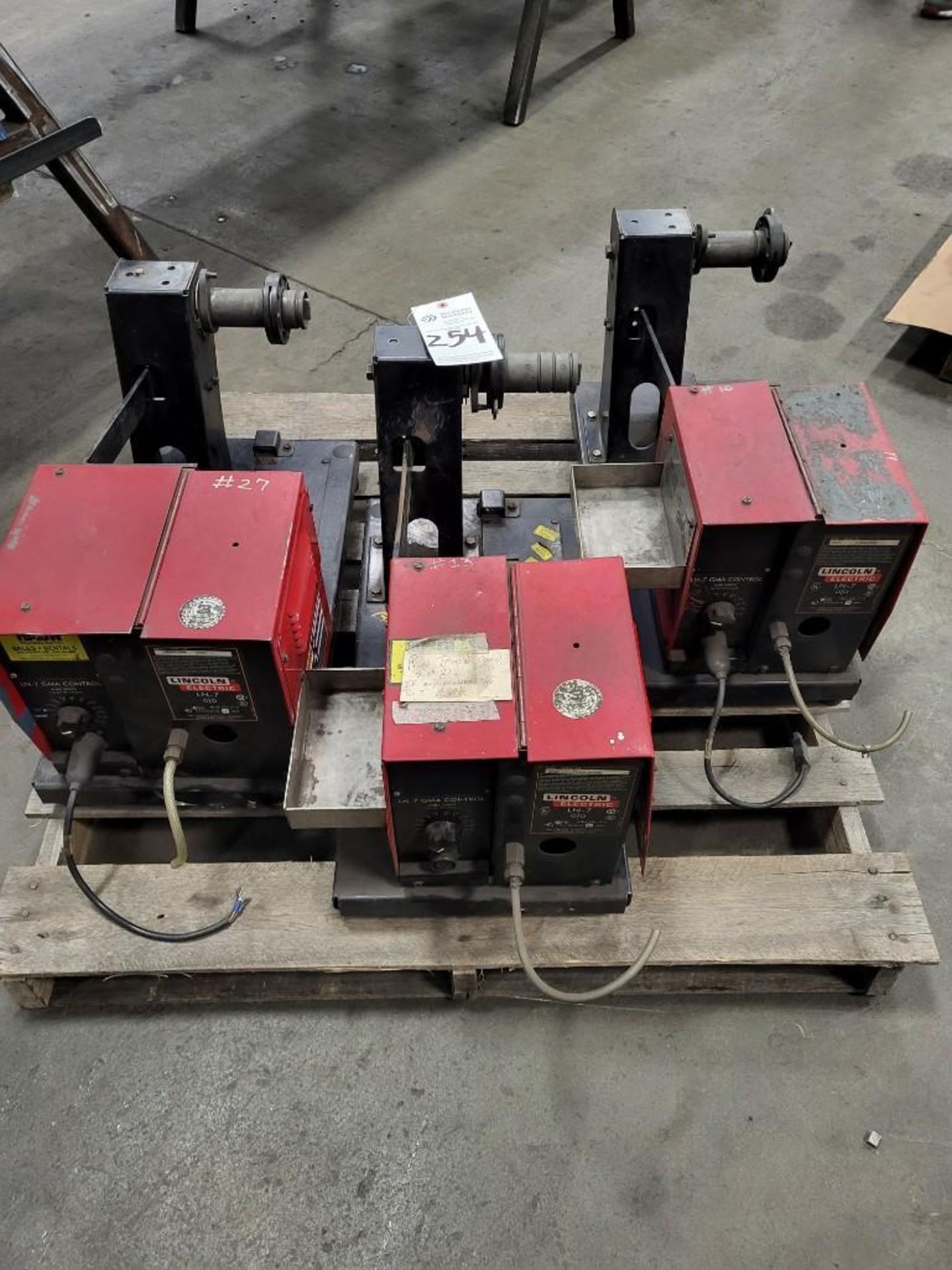 (3) LINCOLN ELECTRIC LN-7 WIRE FEEDERS