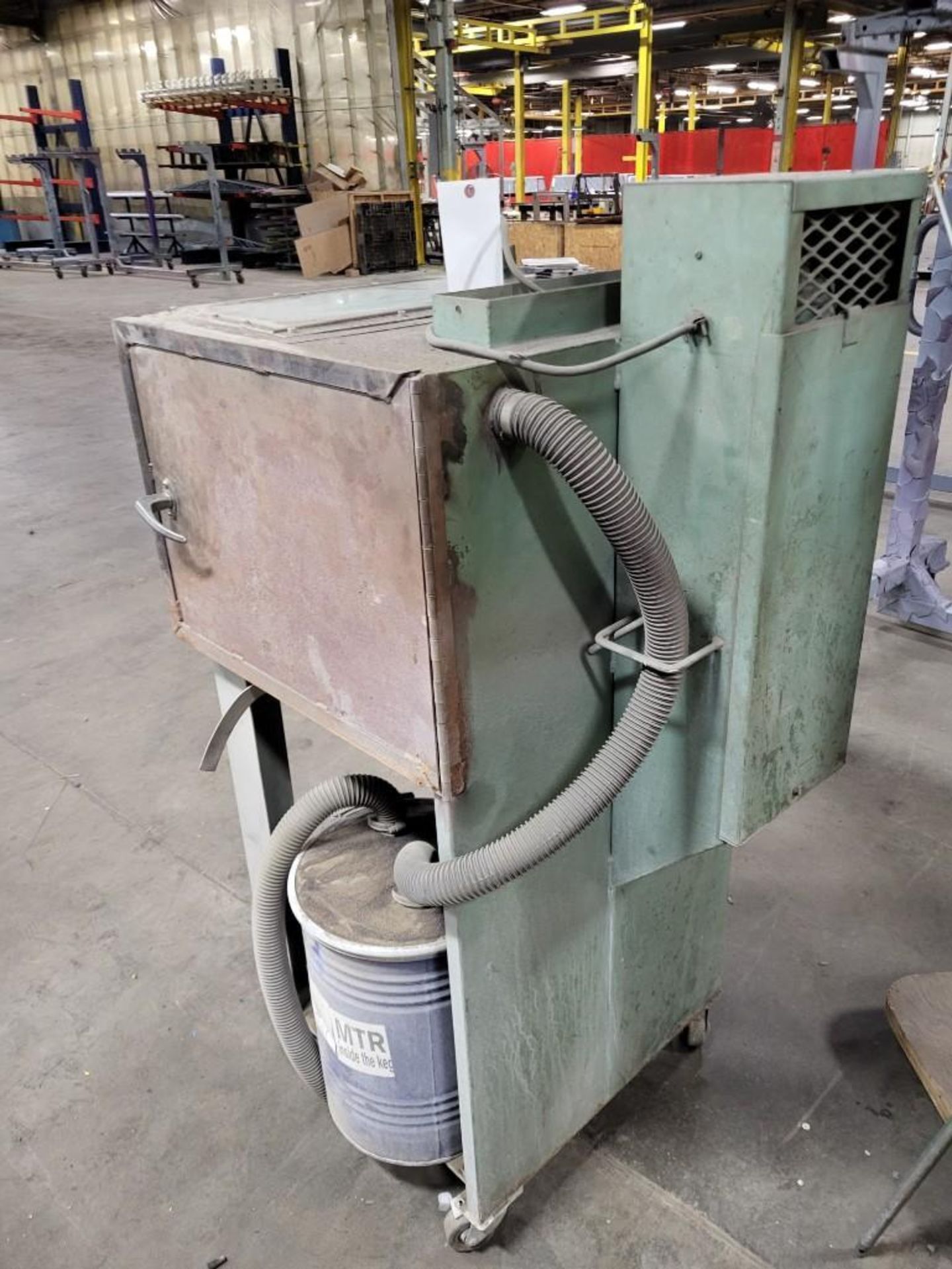 PAUL & GRIFFIN SAND BLASTING CABINET, MODEL E-2 24"X24"X18" - Image 6 of 6