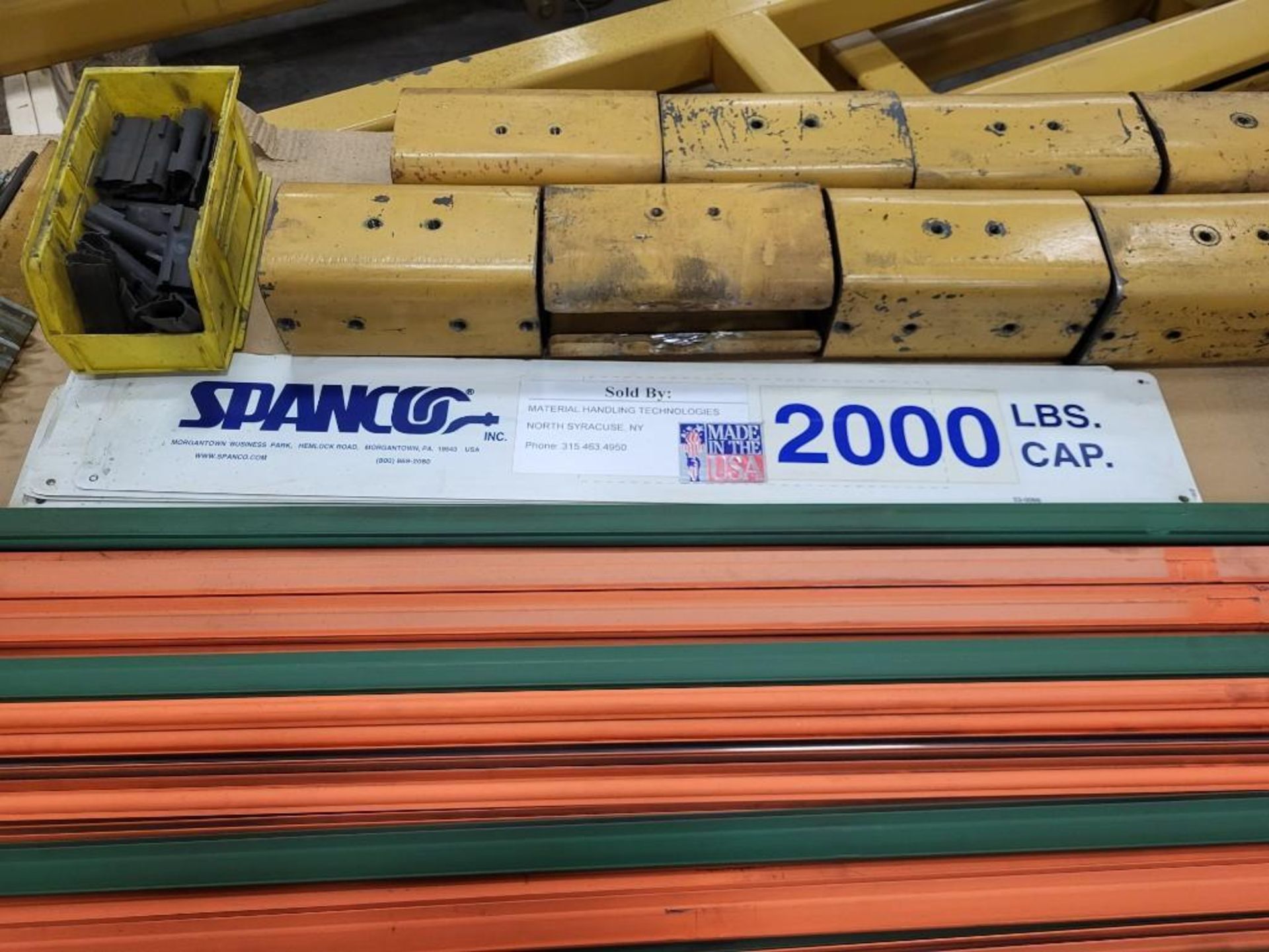 SPANCO OVERHEAD BRIDGE CRANE SYSTEM ; 20'W X 80'L, WITH 4 CM CHAIN HOISTS - Image 14 of 17