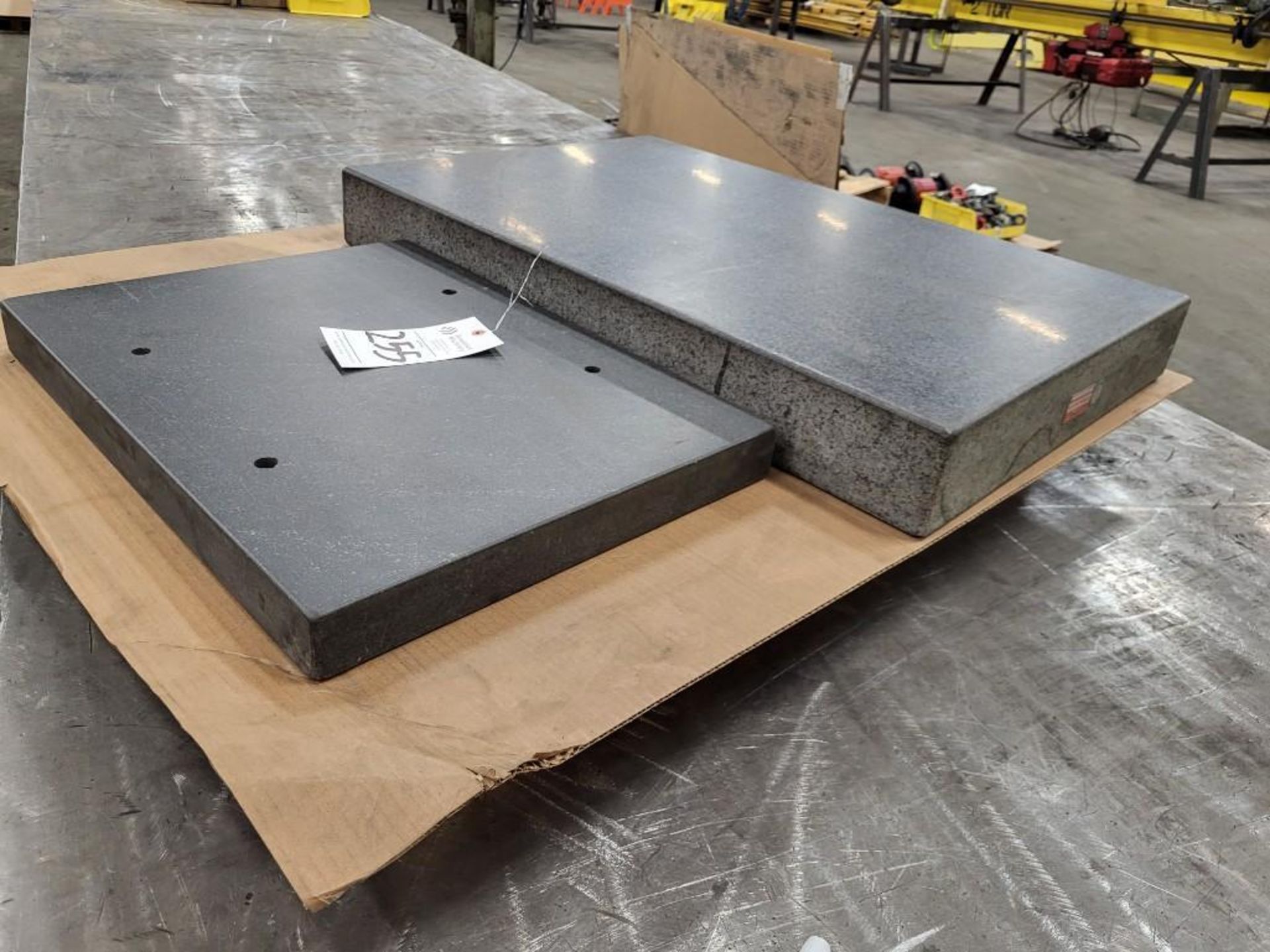 (2) BLACK GRANITE INSPECTION SURFACE PLATES; MITUTOYO GRAPLATE - Image 3 of 10