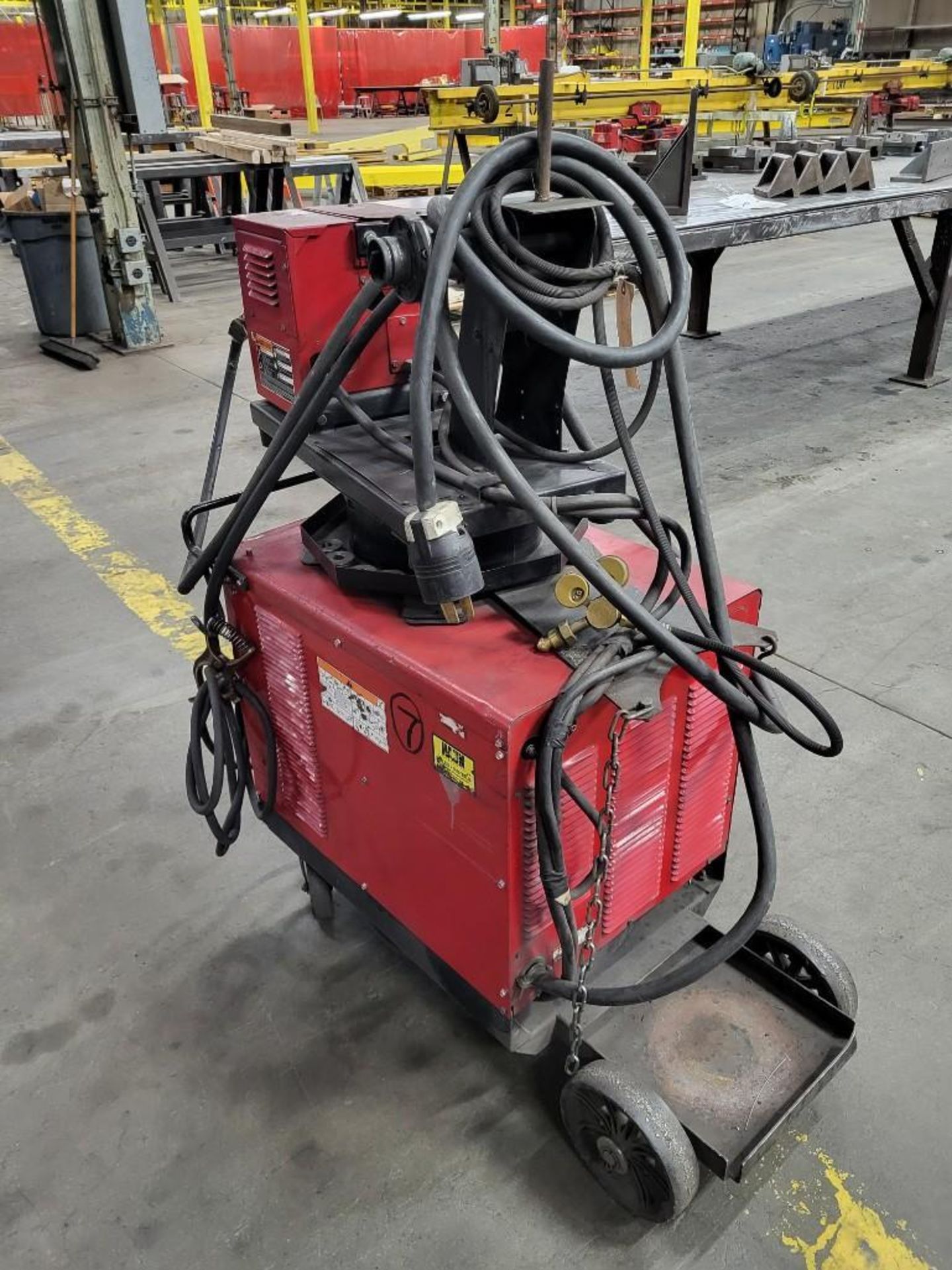 LINCOLN ELECTRIC CV-300 MIG WELDER WITH LN-7 WIRE FEEDER - Image 3 of 8