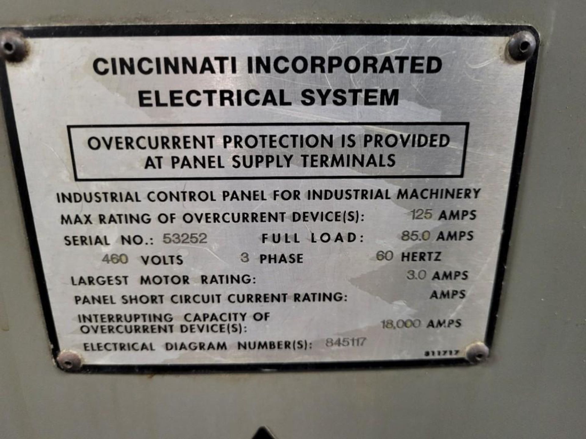 CINCINNATI CNC LASER CENTER MODEL CL-6 5X10, 2005 - Image 17 of 18