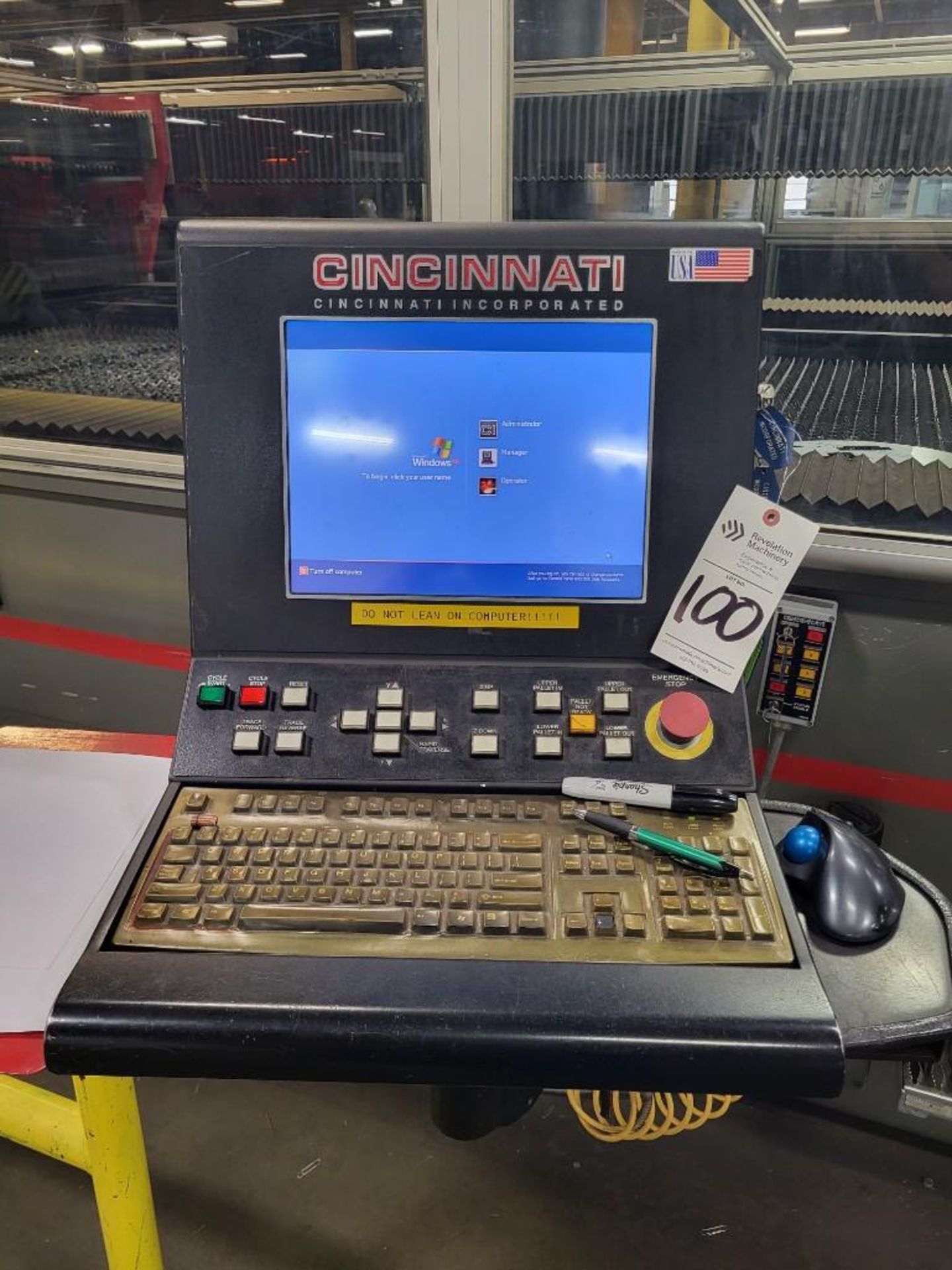 CINCINNATI CL-840 78 x 157" table CNC LASER, 2013 - Image 4 of 25