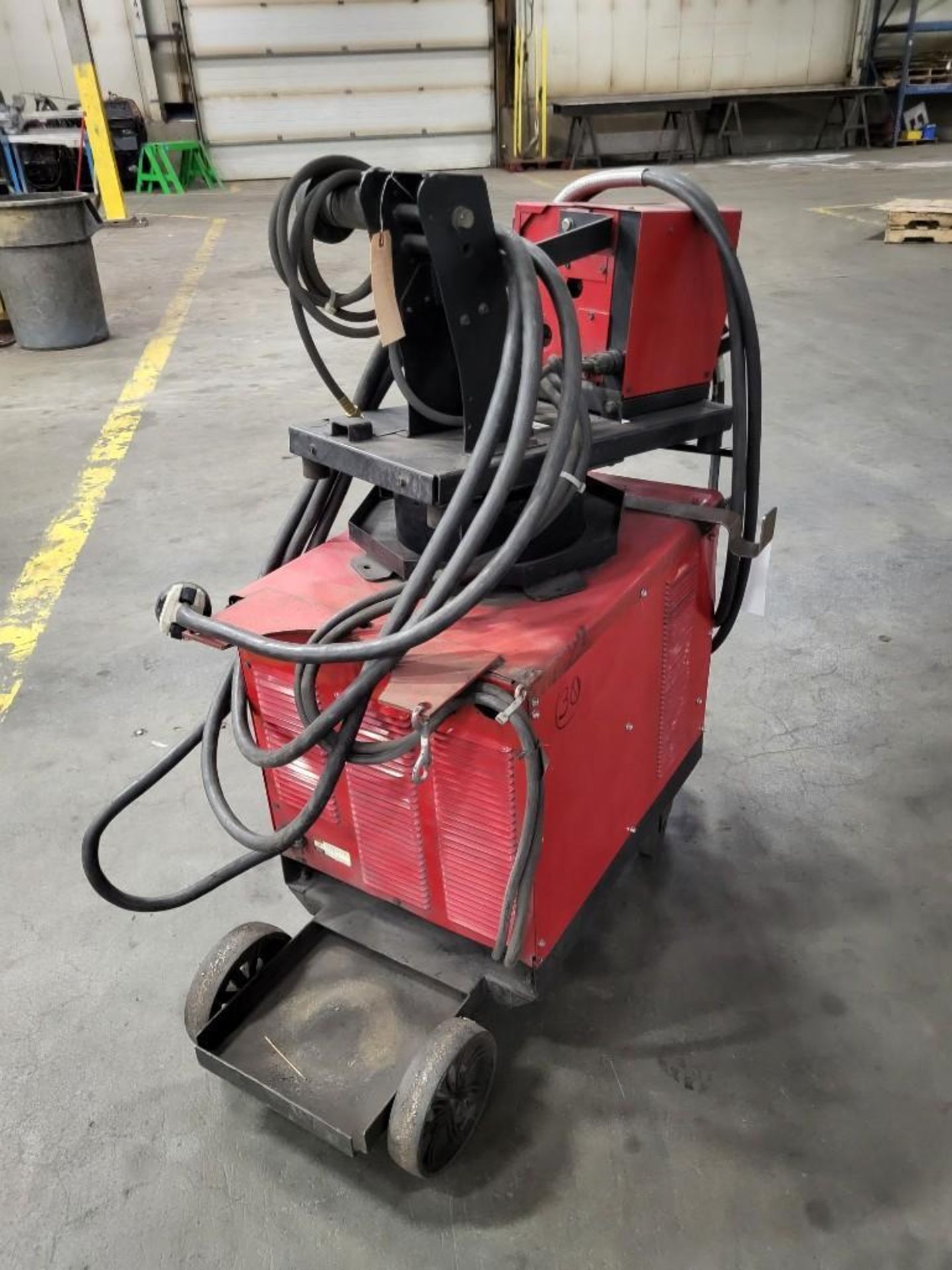 LINCOLN ELECTRIC CV-300 MIG WELDER WITH LN-7 WIRE FEEDER - Image 4 of 9