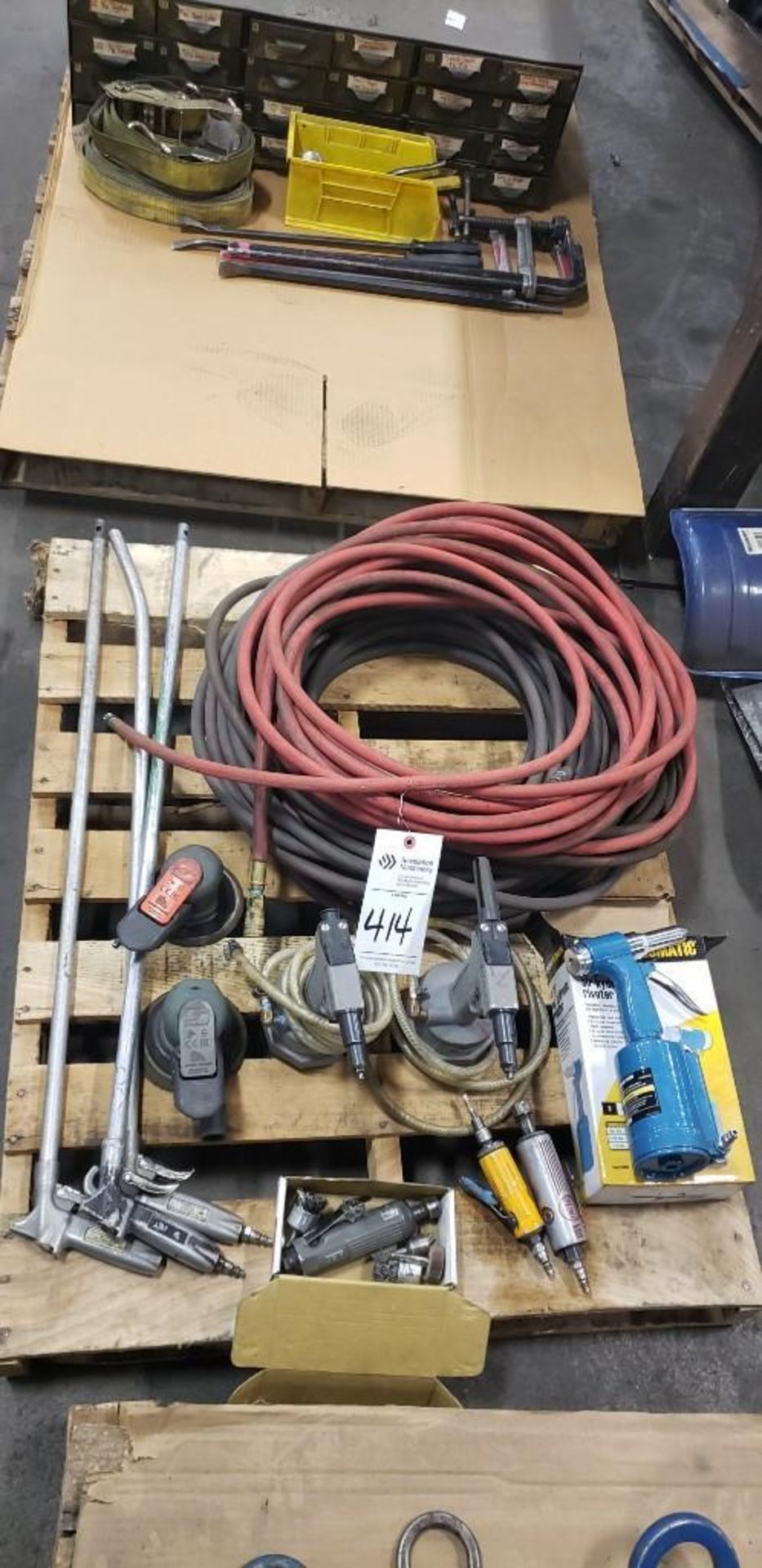 PNEUMATIC AIR TOOLS AND HOSES, RIVET GUNS, SANDERS, GRINDERS