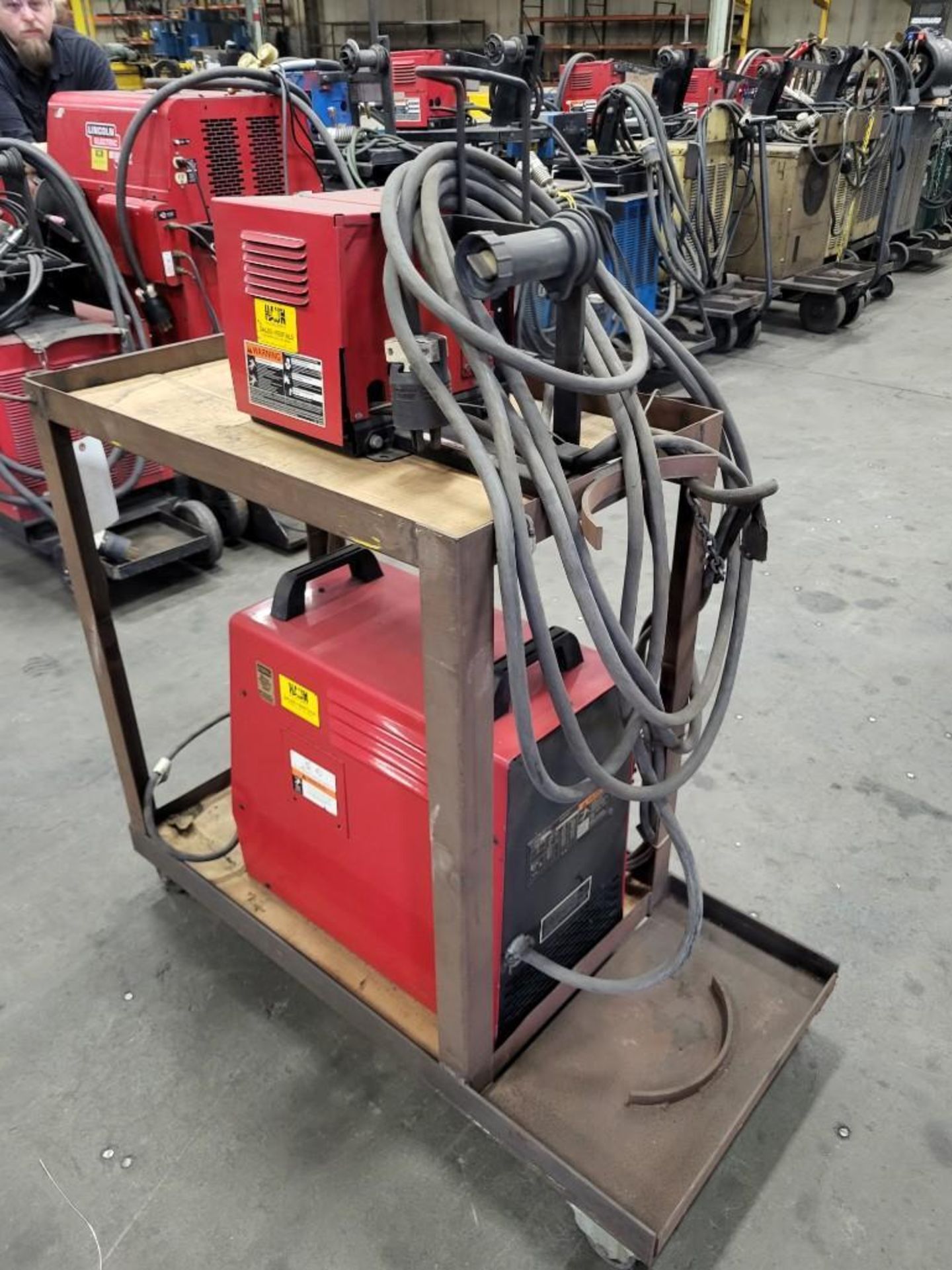 LINCOLN ELECTRIC INVERTEC STT MIG WELDER WITH LN-742 WIREFEEDER - Image 3 of 9