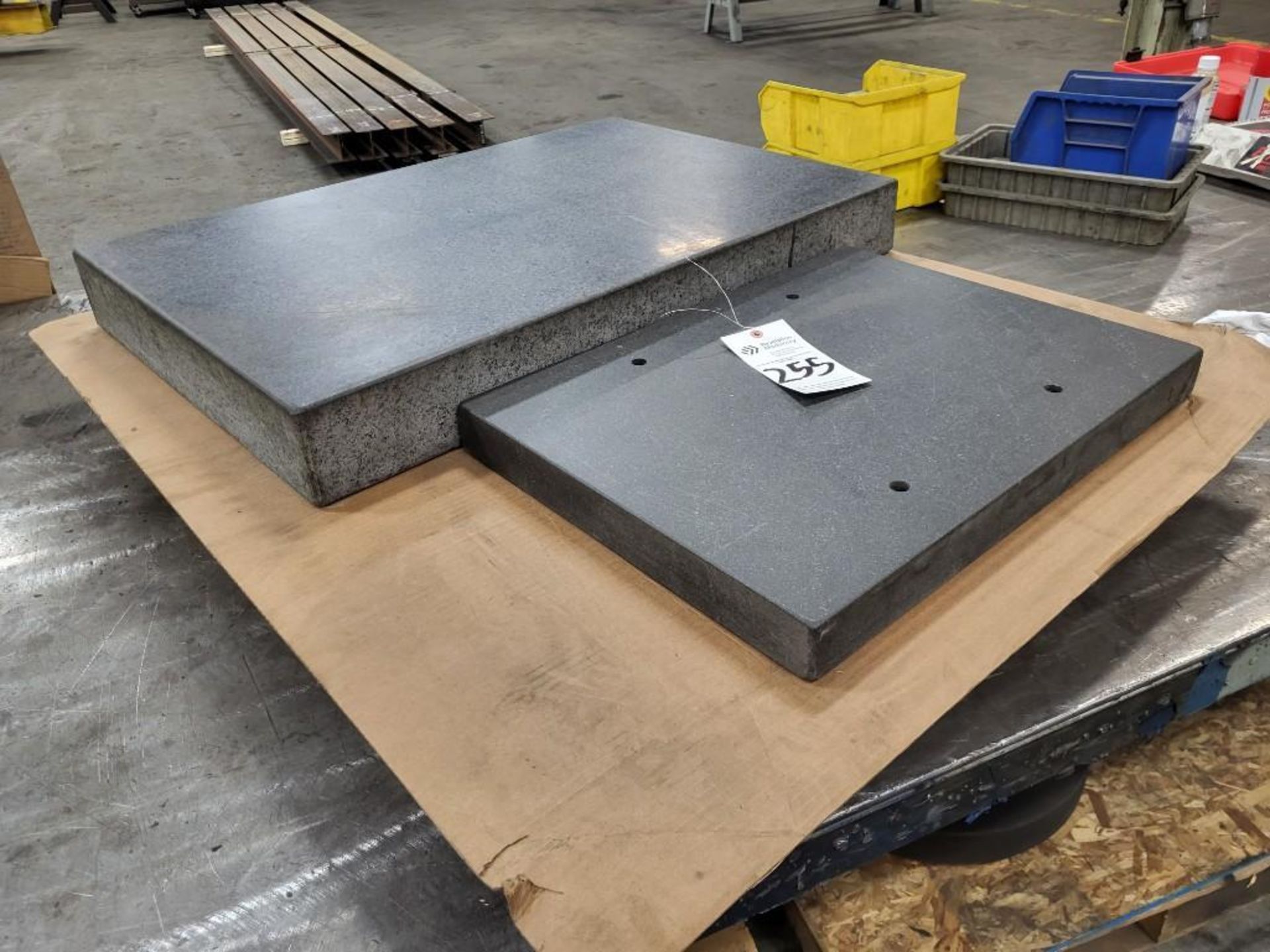(2) BLACK GRANITE INSPECTION SURFACE PLATES; MITUTOYO GRAPLATE - Image 2 of 10