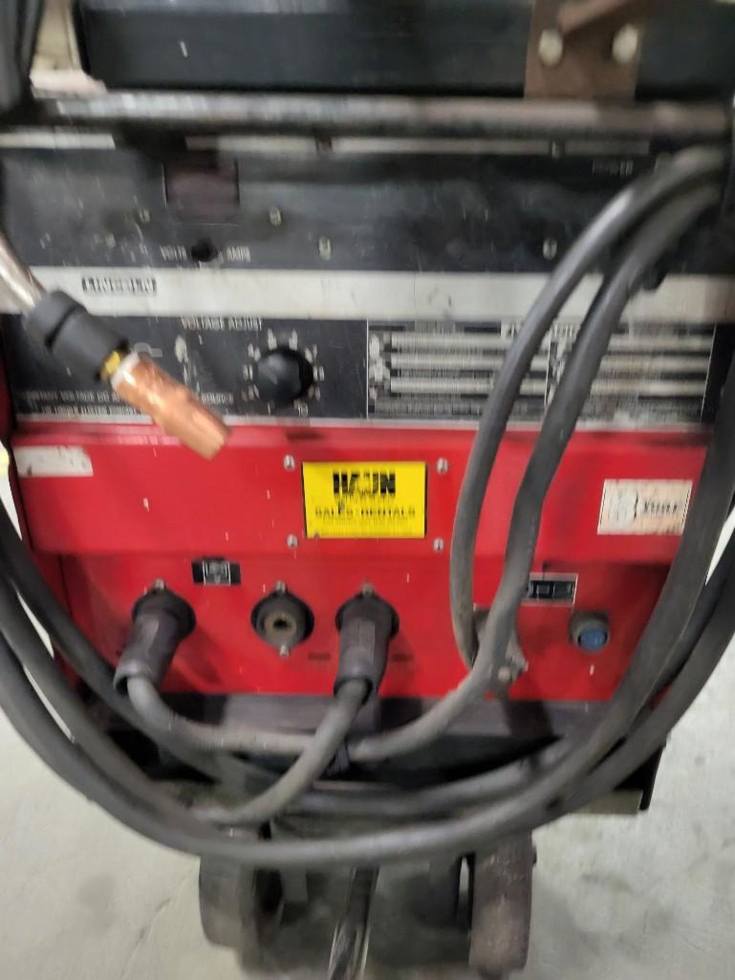 LINCOLN ELECTRIC CV-300 MIG WELDER WITH LN-7 WIRE FEEDER - Image 7 of 11