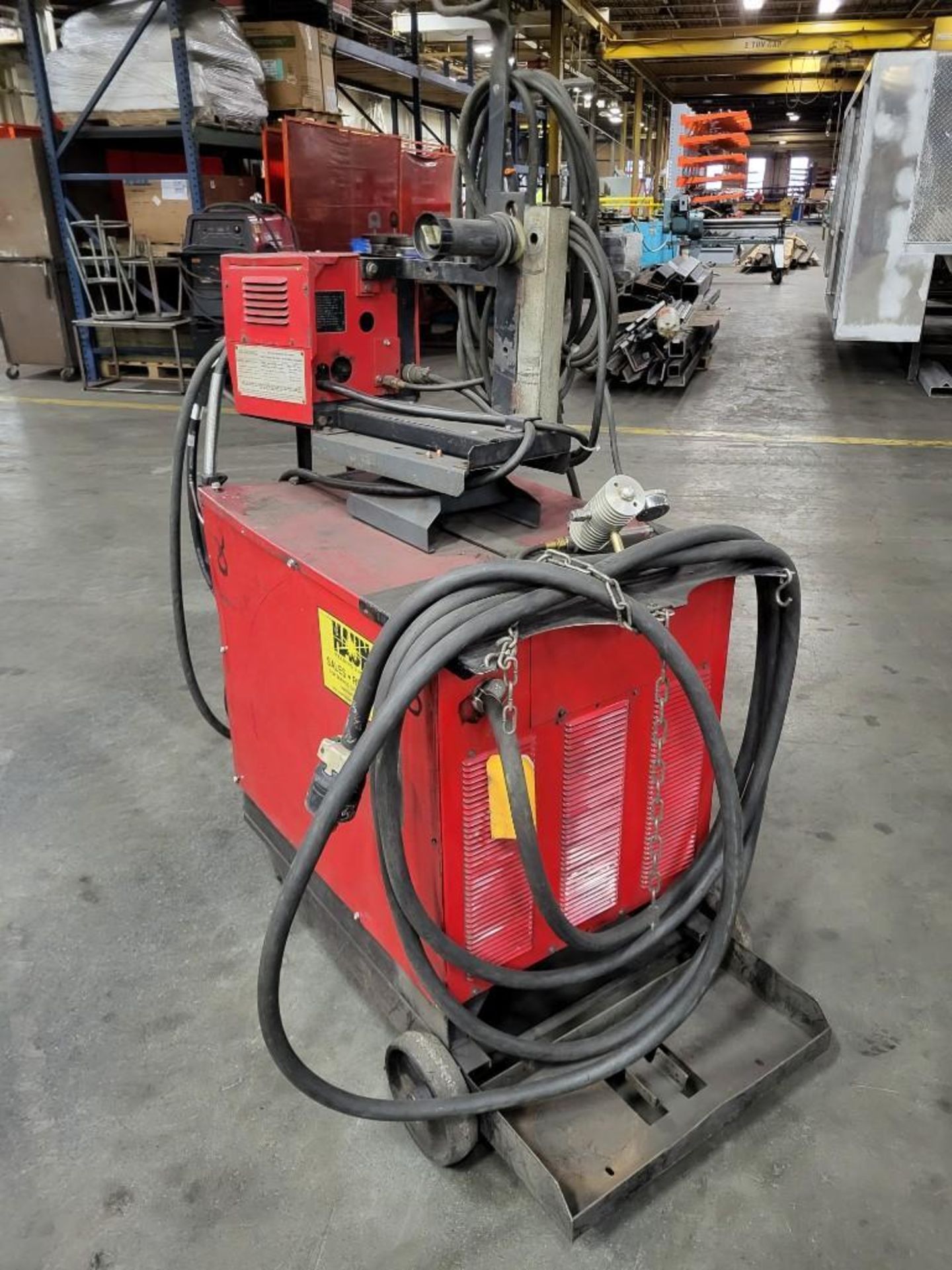 LINCOLN ELECTRIC IDEALARC CV-400 MIG WELDER WITH LN-7 WIRE FEEDER - Image 3 of 11