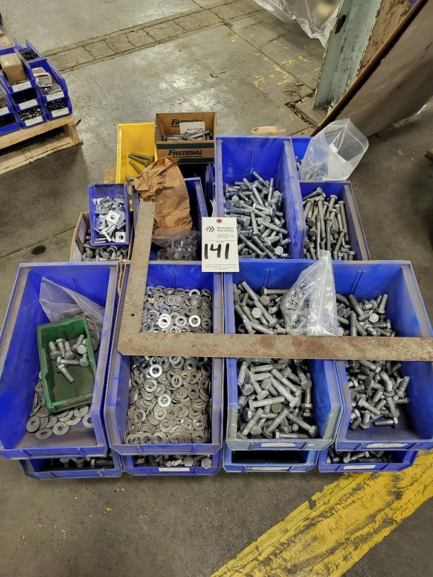 HARDWARE BINS - WASHERS, BOLTS, ZINC