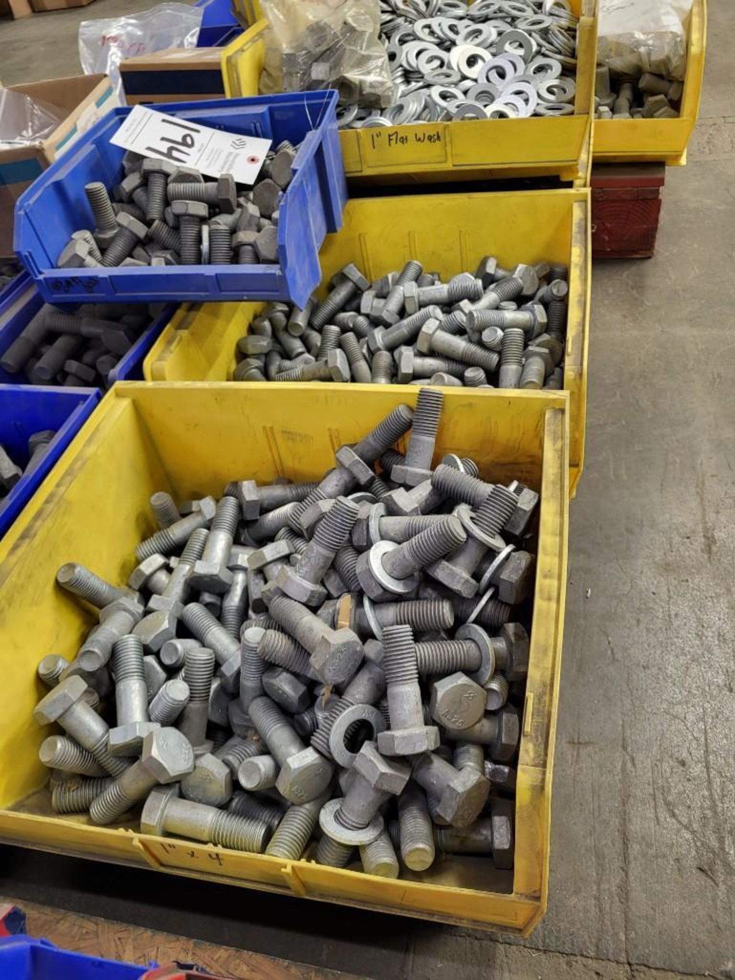 HARDWARE BINS - WASHERS, NUTS AND BOLTS (LARGE) - Image 8 of 8