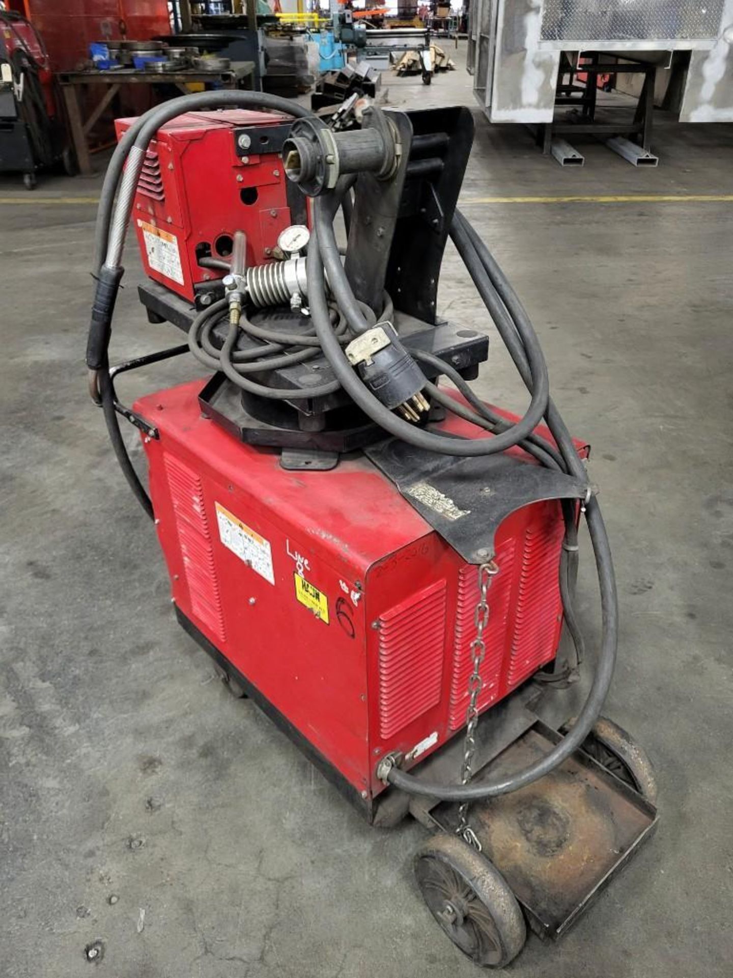 LINCOLN ELECTRIC CV-300 MIG WELDER WITH LN-7 WIRE FEEDER - Image 3 of 9