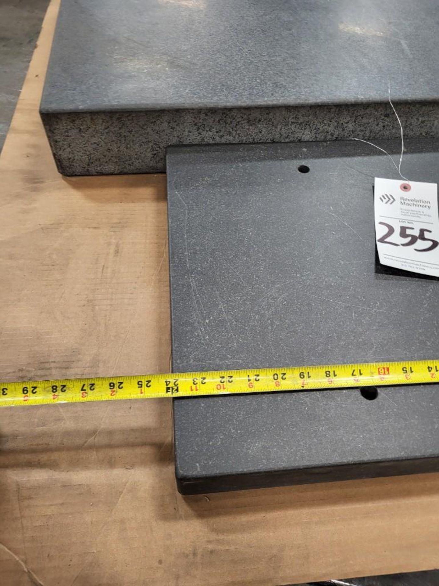(2) BLACK GRANITE INSPECTION SURFACE PLATES; MITUTOYO GRAPLATE - Image 4 of 10