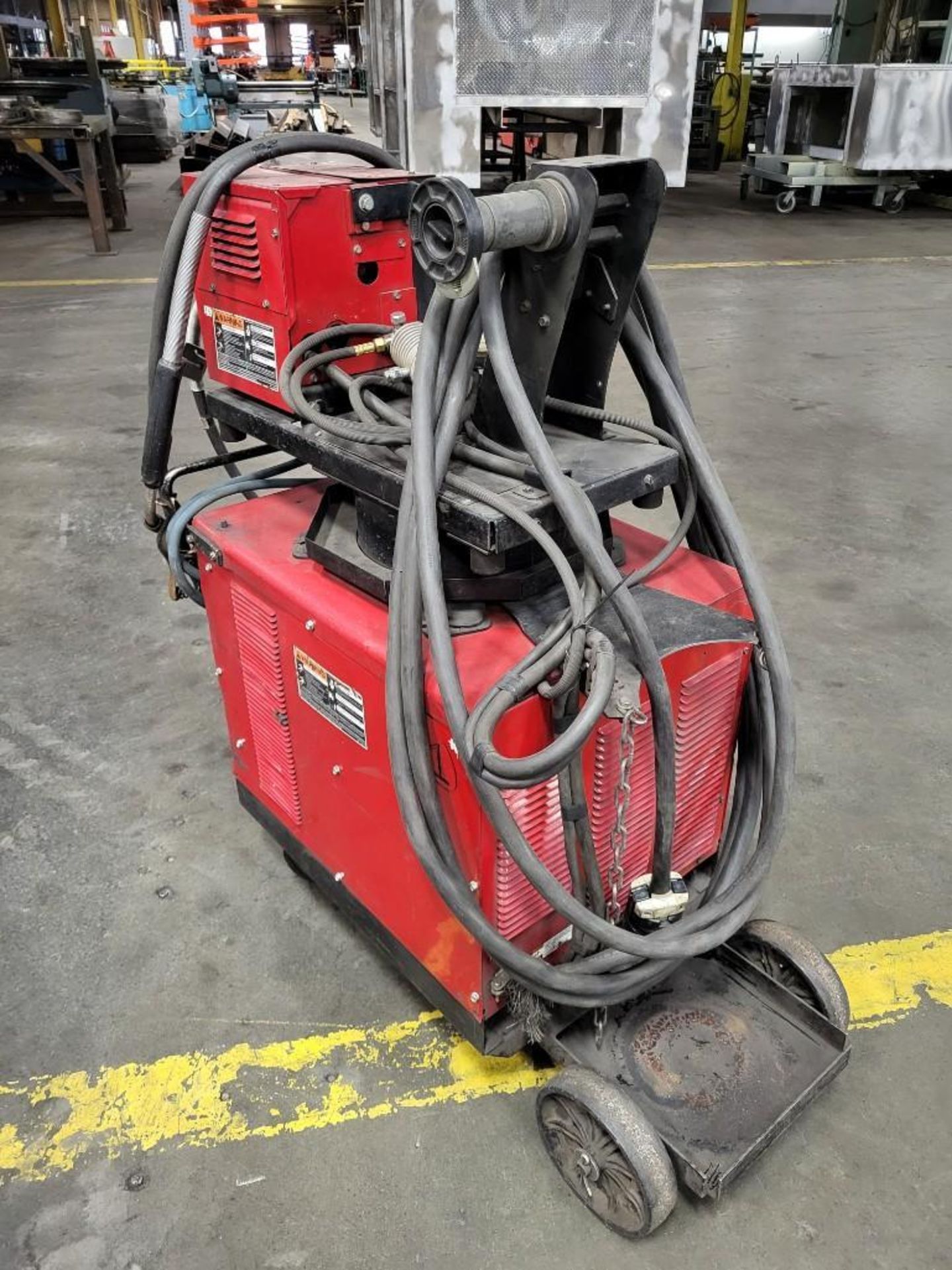 LINCOLN ELECTRIC IDEALARC CV-300 MIG WELDER WITH LN-7 WIRE FEEDER - Image 3 of 8