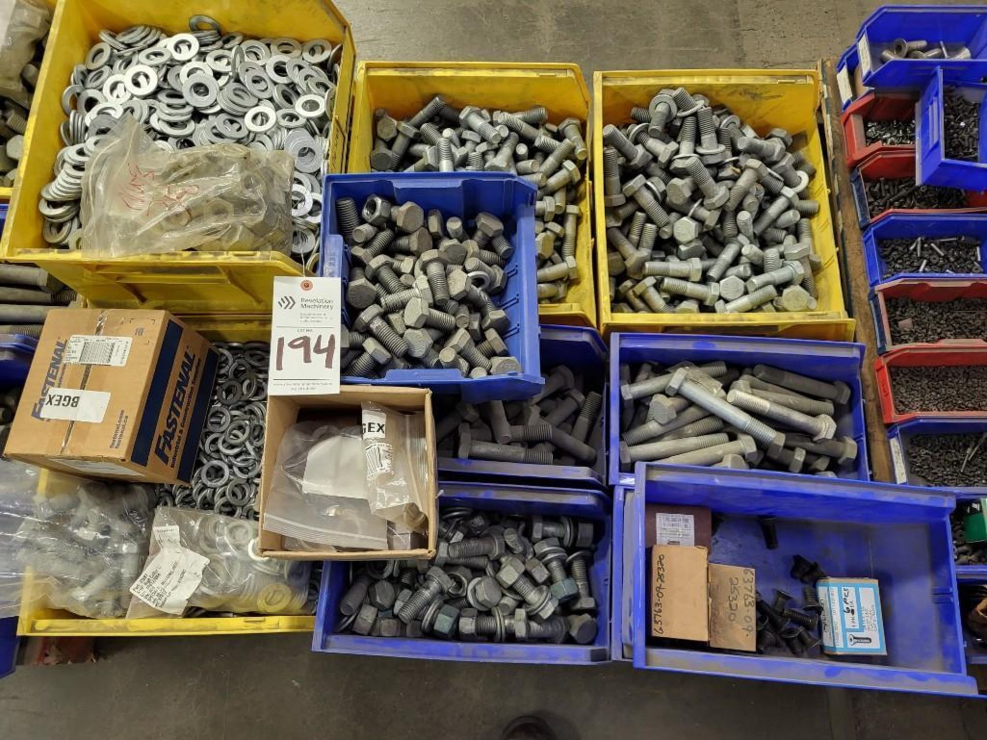 HARDWARE BINS - WASHERS, NUTS AND BOLTS (LARGE)