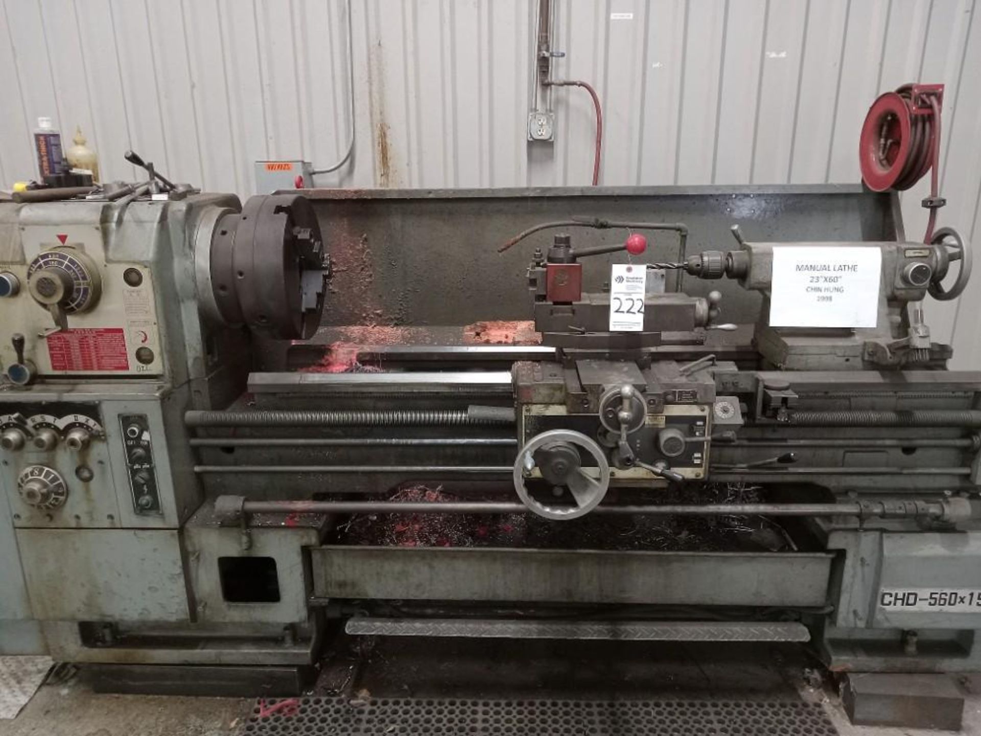 CHIN HUNG CHD 23" X 60" MANUAL LATHE - Image 10 of 13