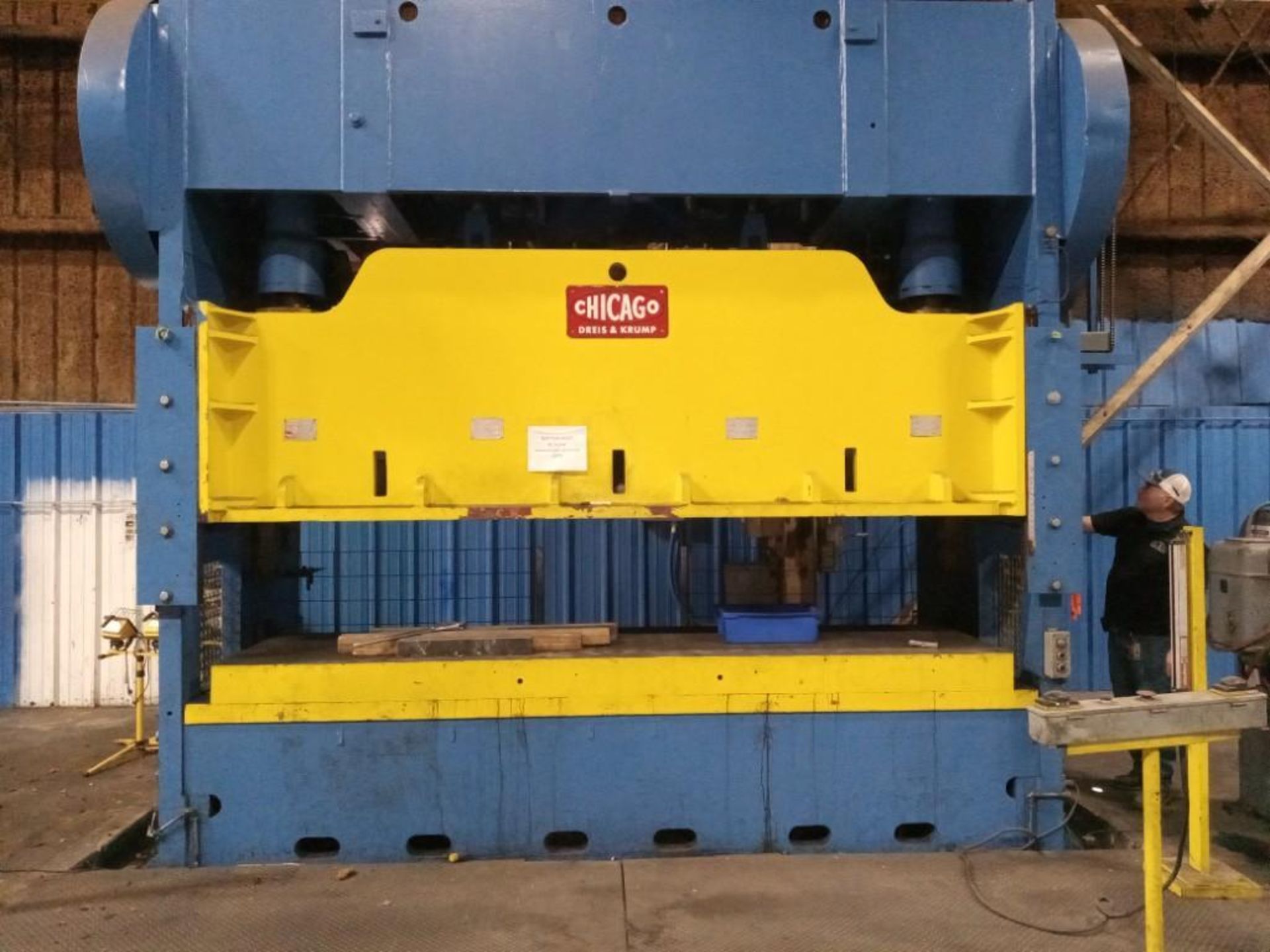 36" X 144" CHICAGO DREIS AND KRUMP 300 TON PRESS SS300-36-144