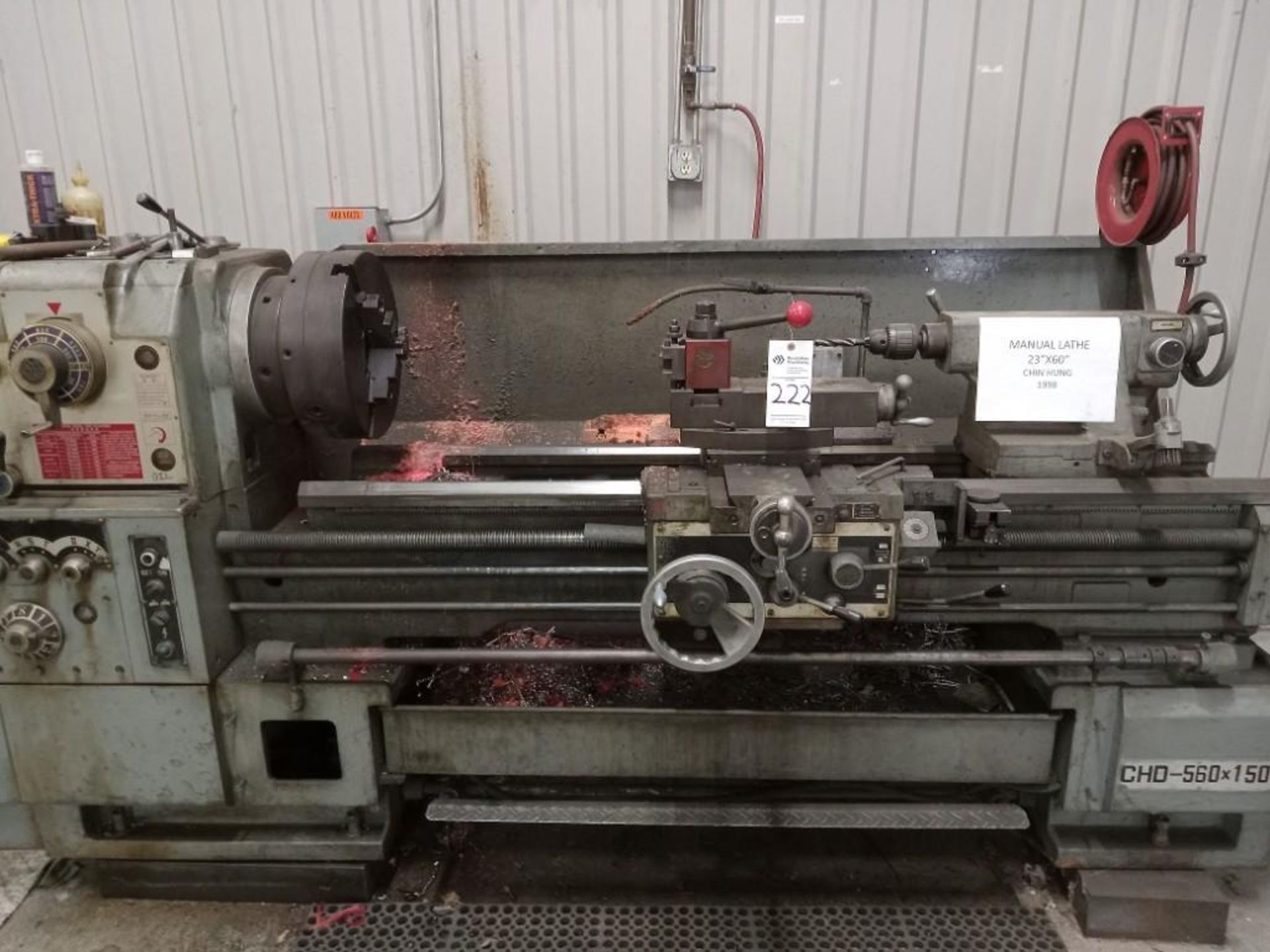 CHIN HUNG CHD 23" X 60" MANUAL LATHE - Image 11 of 13