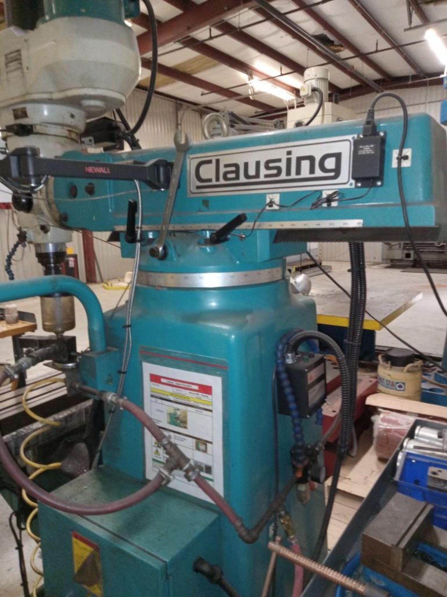 CLAUSING 9" X 49" MANUAL MILL - Image 4 of 12